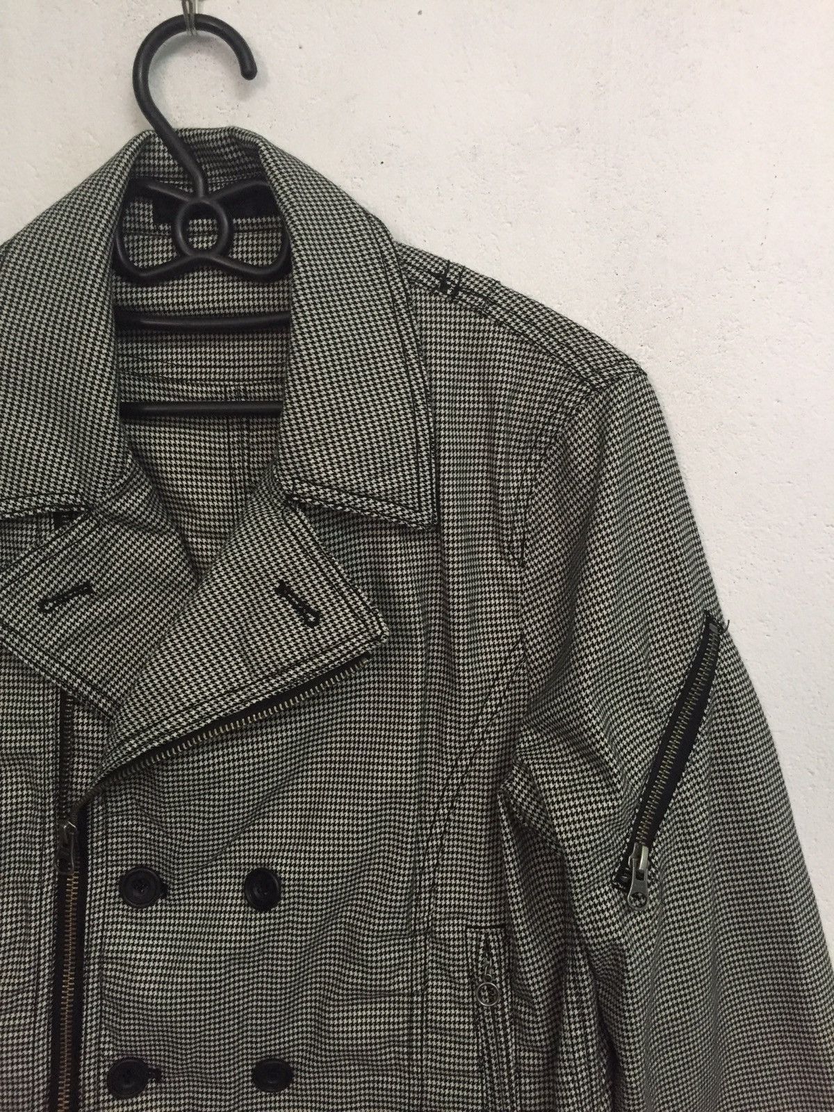 Japanese Brand Edge Rupert Double Collar Zipper Sleeve Jacket Size US M / EU 48-50 / 2 - 2 Thumbnail