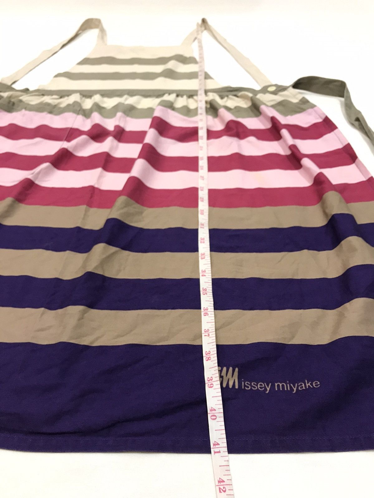 Issey Miyake ISSEY MIYAKE STRIPED APRON MADE IN JAPAN Size ONE SIZE - 9 Thumbnail