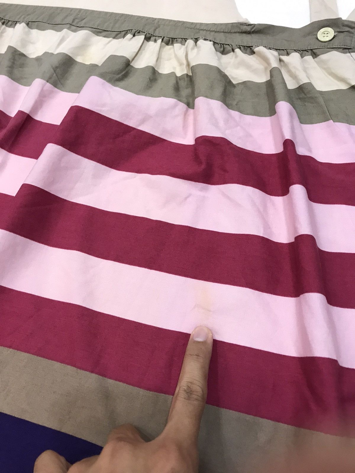 Issey Miyake ISSEY MIYAKE STRIPED APRON MADE IN JAPAN Size ONE SIZE - 4 Thumbnail