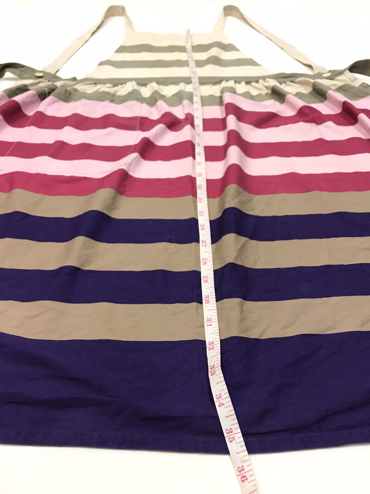 Issey Miyake ISSEY MIYAKE STRIPED APRON MADE IN JAPAN Size ONE SIZE - 8 Thumbnail