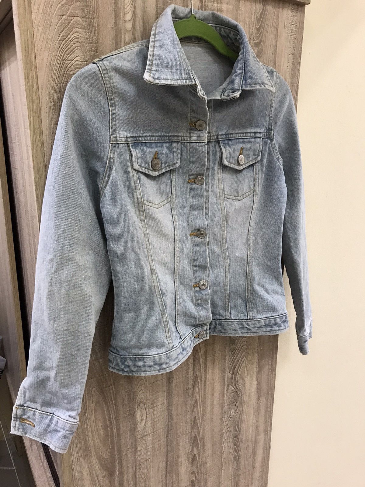 Vintage Unbranded Ladies Petite Denim Jacket Size XS / US 0-2 / IT 36-38 - 5 Thumbnail