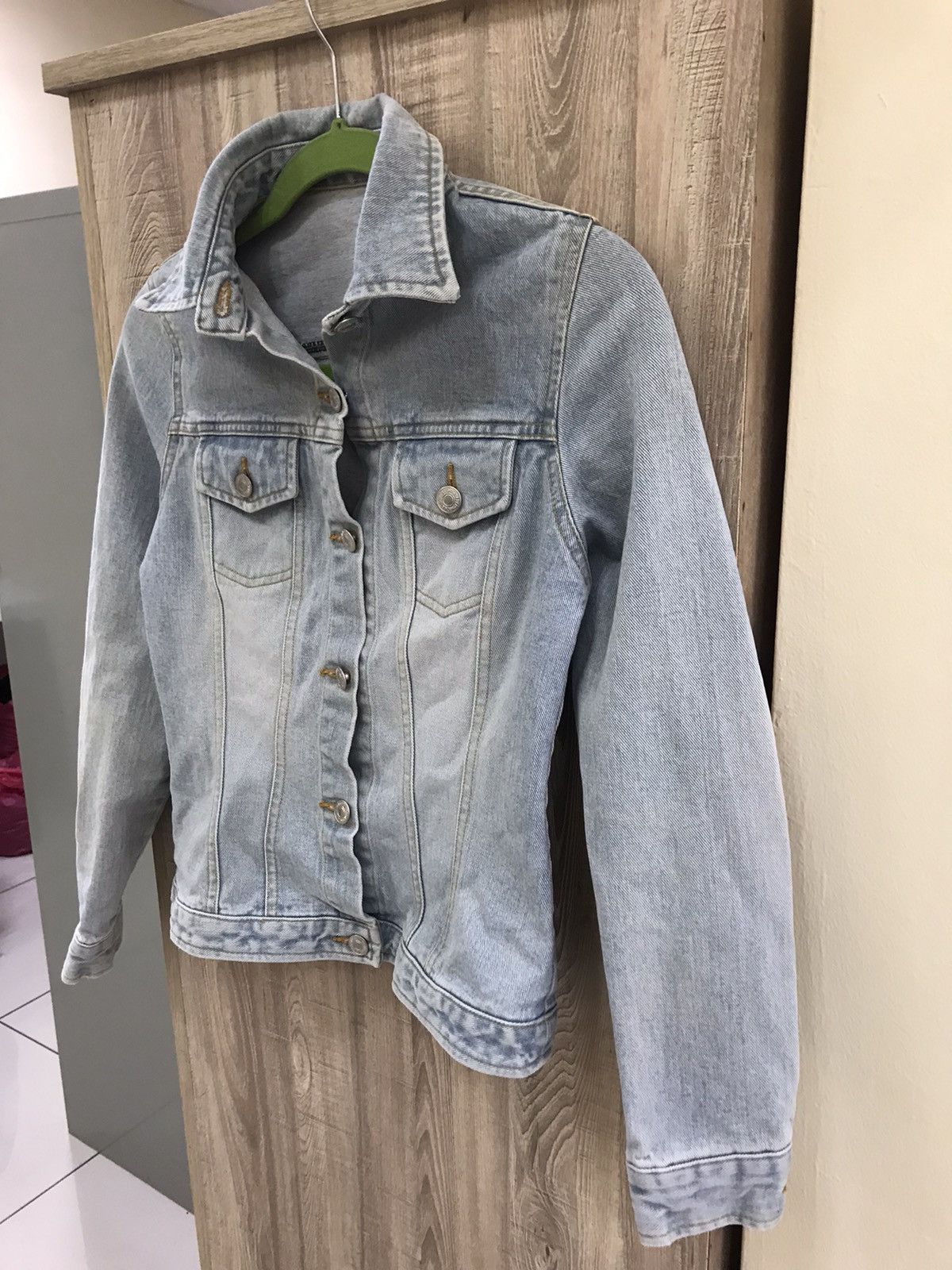 Vintage Unbranded Ladies Petite Denim Jacket Size XS / US 0-2 / IT 36-38 - 4 Thumbnail