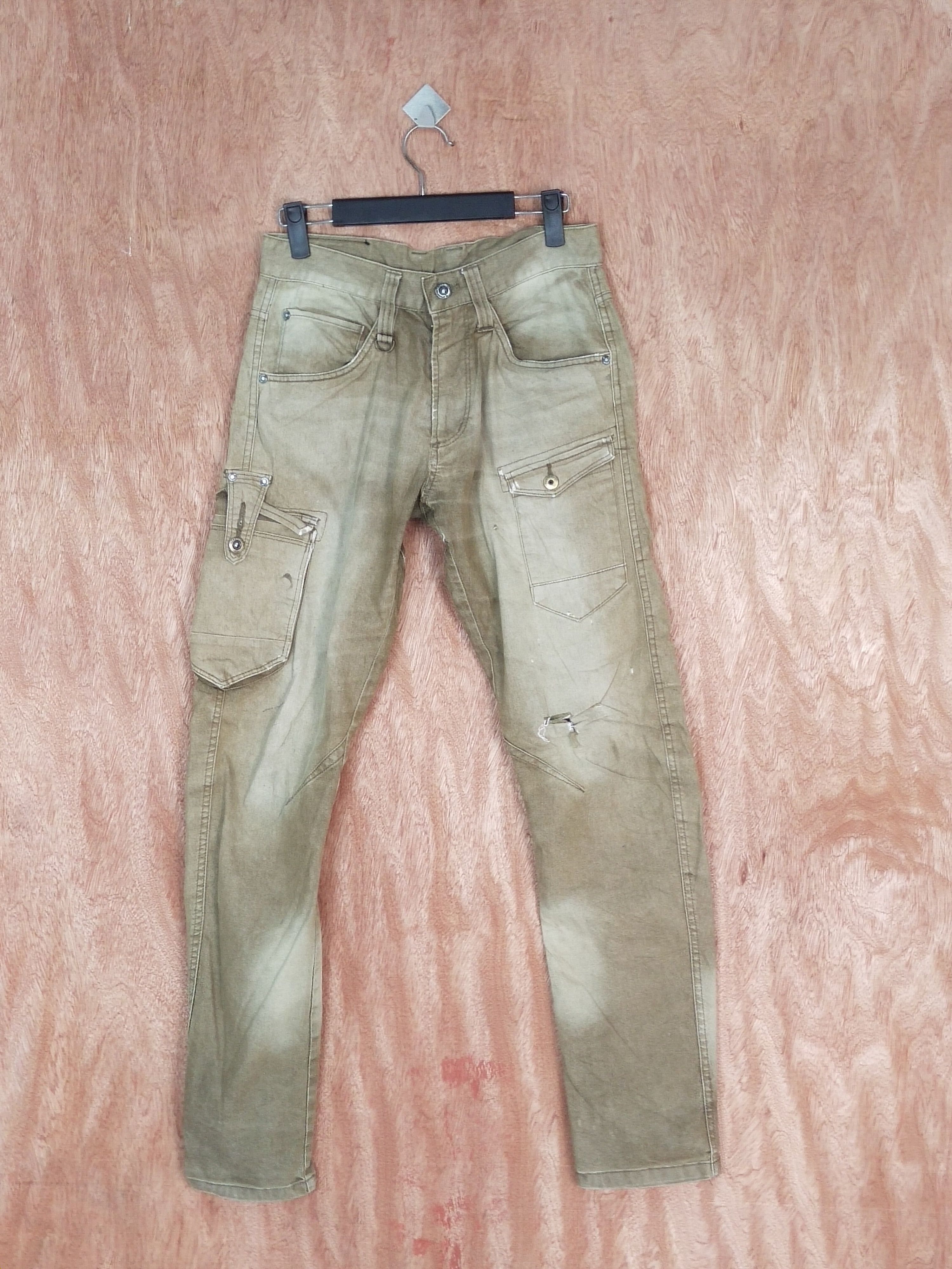 Faded Glory I'z Frontier faded brown multipocket cargo pants #S122 Size US 30 / EU 46 - 1 Thumbnail