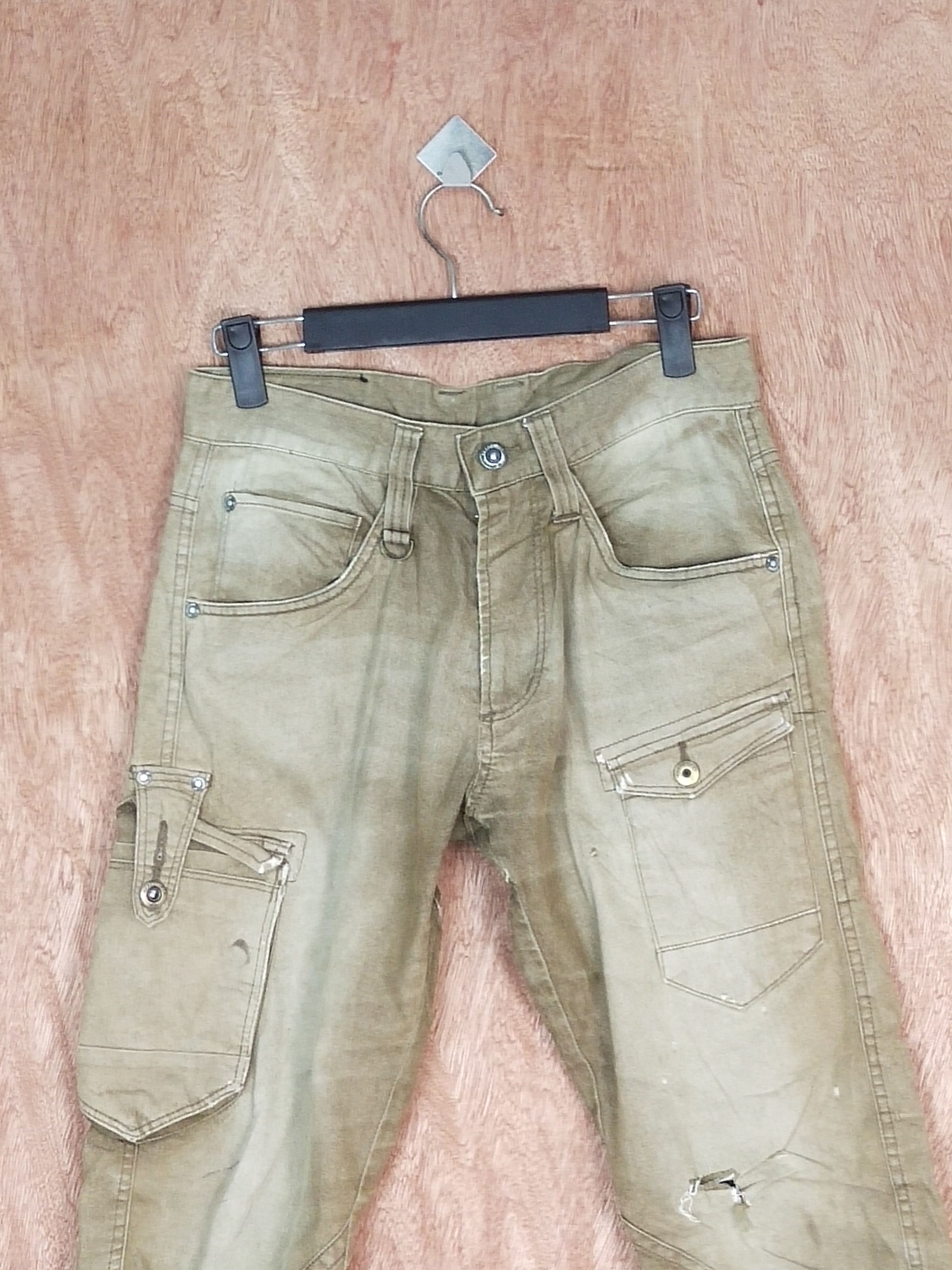 Faded Glory I'z Frontier faded brown multipocket cargo pants #S122 Size US 30 / EU 46 - 2 Thumbnail