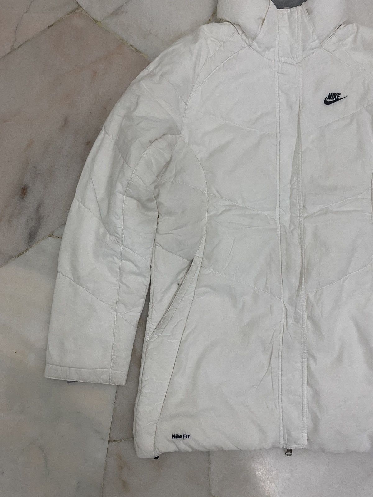 Nike × Vintage Nike Puffer Long Jacket Size US L / EU 52-54 / 3 - 4 Thumbnail