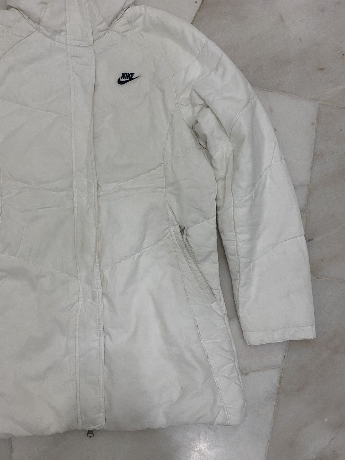 Nike × Vintage Nike Puffer Long Jacket Size US L / EU 52-54 / 3 - 5 Thumbnail