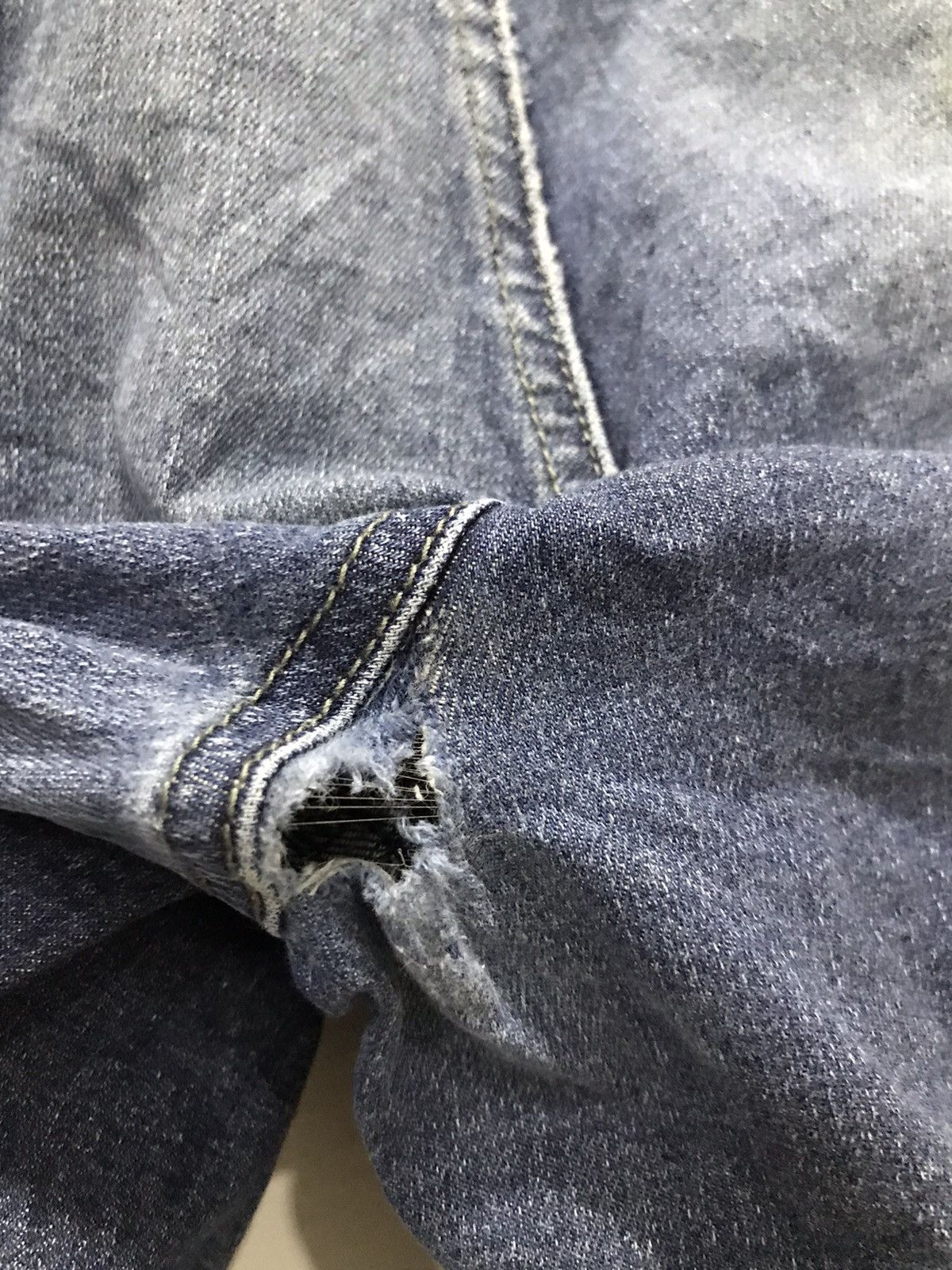 Japanese Brand Distressed TS Design multipocket cargo denim jean Size US 34 / EU 50 - 13 Thumbnail