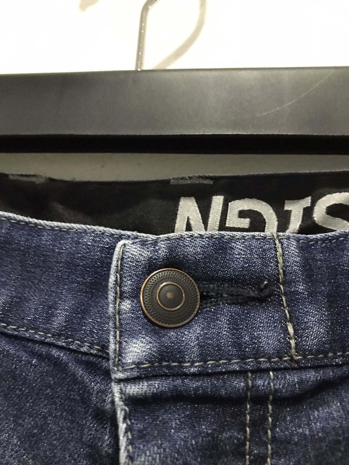 Japanese Brand Distressed TS Design multipocket cargo denim jean Size US 34 / EU 50 - 9 Thumbnail