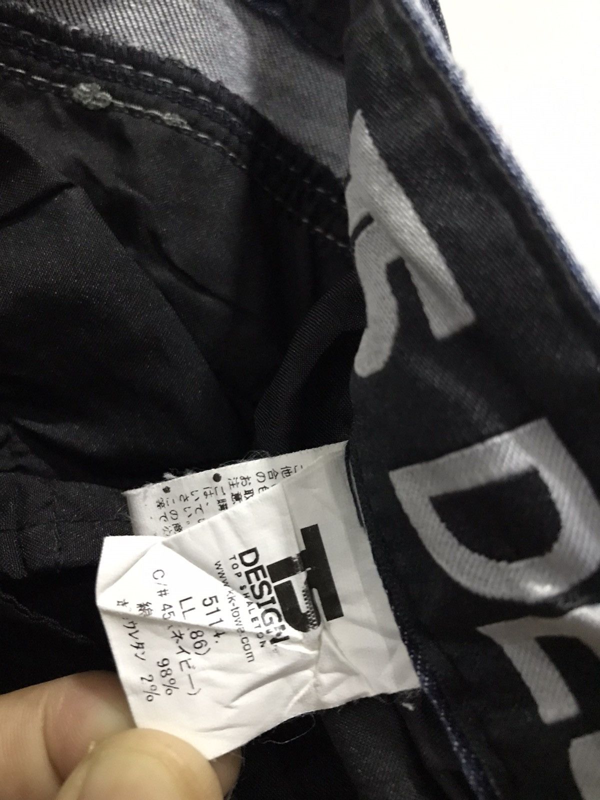 Japanese Brand Distressed TS Design multipocket cargo denim jean Size US 34 / EU 50 - 17 Thumbnail