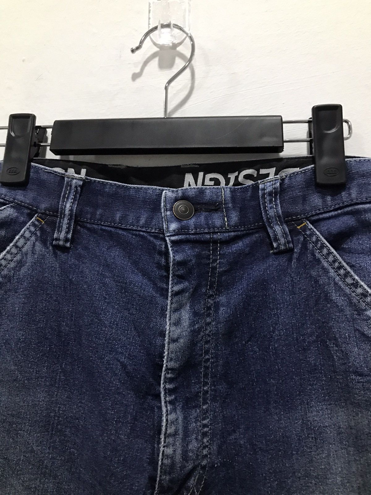 Japanese Brand Distressed TS Design multipocket cargo denim jean Size US 34 / EU 50 - 7 Thumbnail