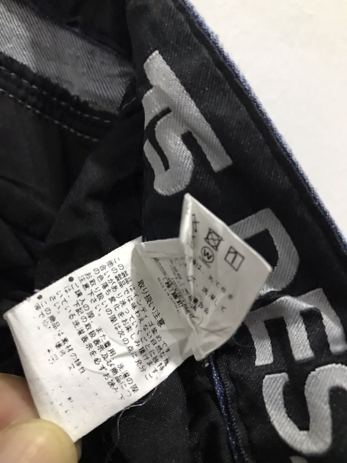 Japanese Brand Distressed TS Design multipocket cargo denim jean Size US 34 / EU 50 - 18 Thumbnail