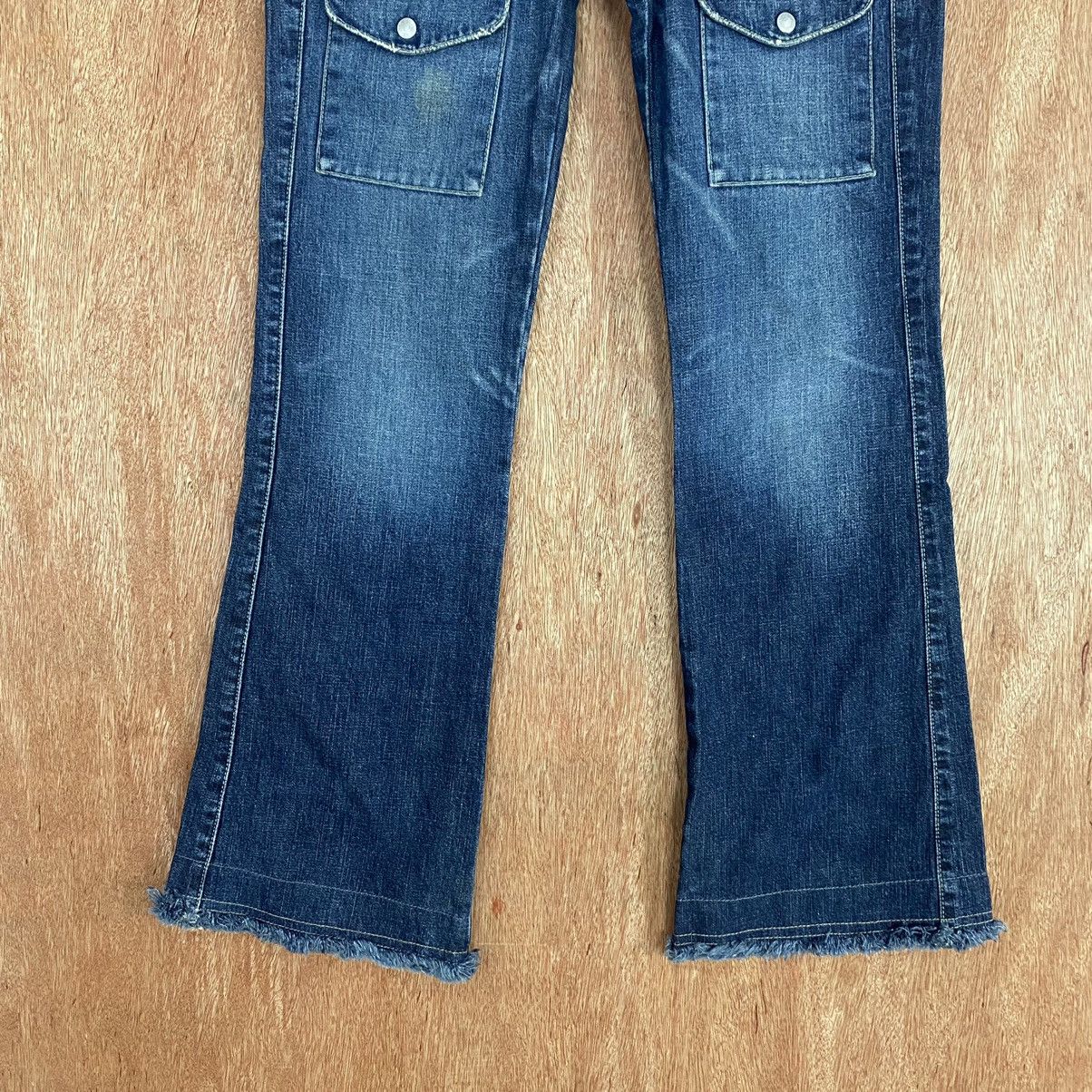 Japanese Brand DLL Tanker Zip Blue Denim multipocket japan Pants #1916 Size 26" / US 2 / IT 38 - 3 Thumbnail