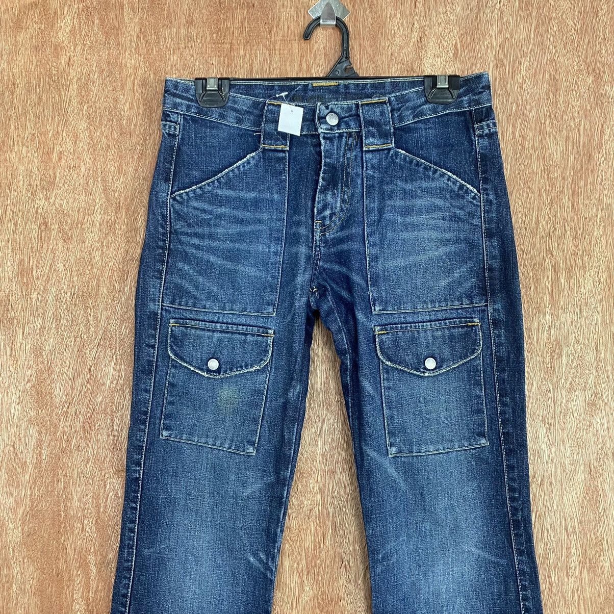 Japanese Brand DLL Tanker Zip Blue Denim multipocket japan Pants #1916 Size 26" / US 2 / IT 38 - 2 Thumbnail