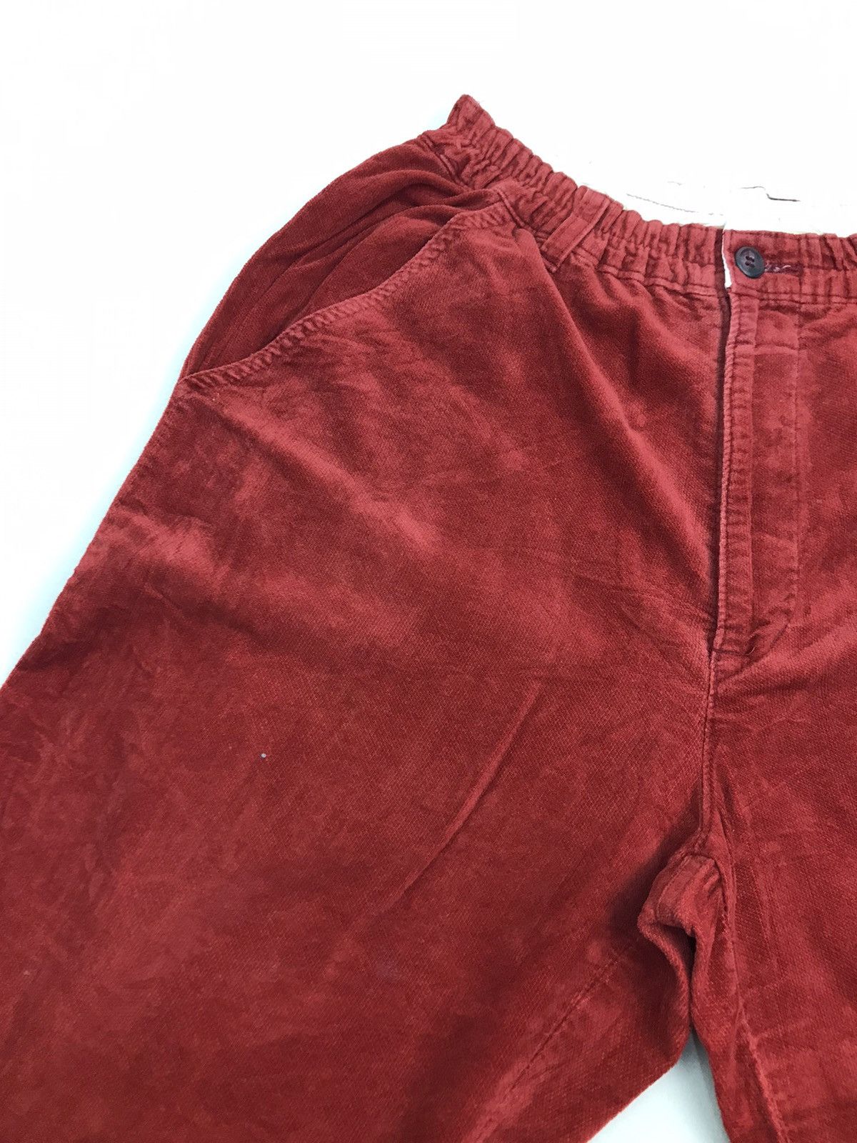 Japanese Brand Drug Store’s Patches label Red Corduroy Pant Size US 33 - 10 Thumbnail