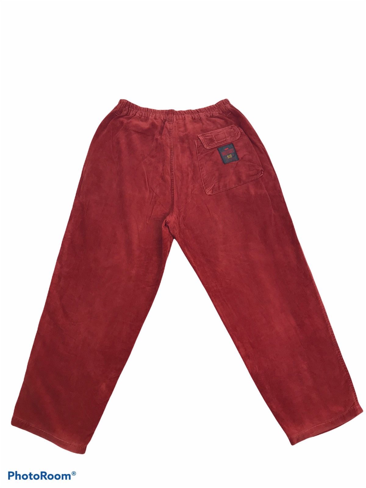 Japanese Brand Drug Store’s Patches label Red Corduroy Pant Size US 33 - 2 Thumbnail
