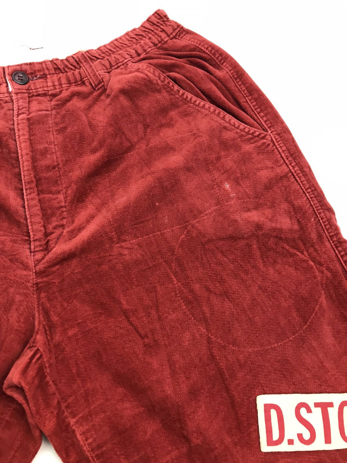 Japanese Brand Drug Store’s Patches label Red Corduroy Pant Size US 33 - 9 Thumbnail