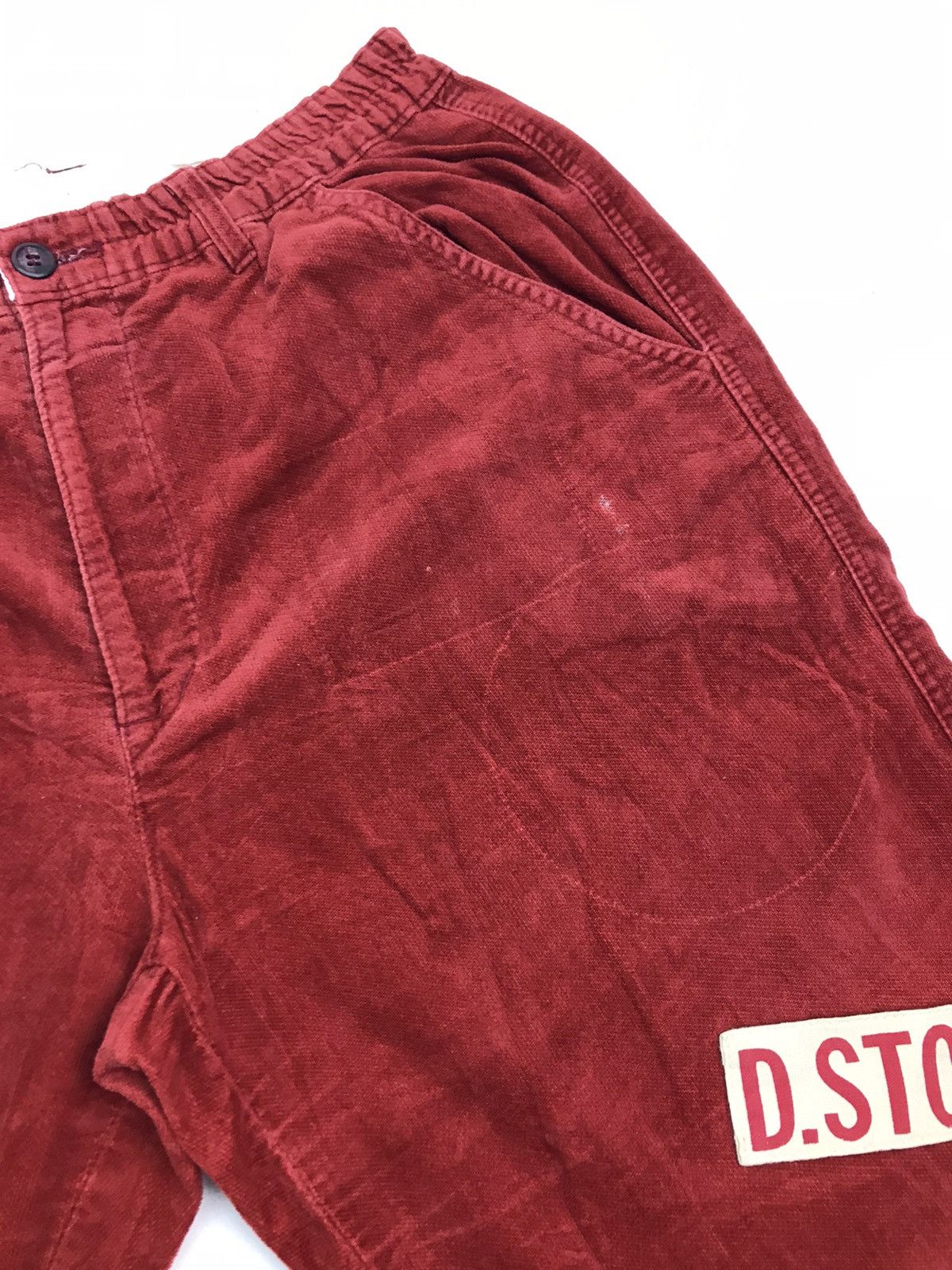 Japanese Brand Drug Store’s Patches label Red Corduroy Pant Size US 33 - 8 Thumbnail