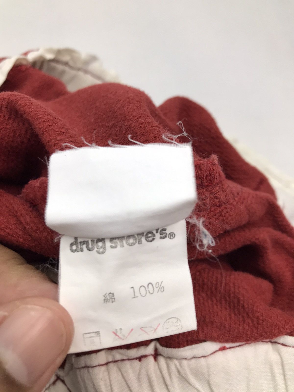 Japanese Brand Drug Store’s Patches label Red Corduroy Pant Size US 33 - 20 Thumbnail