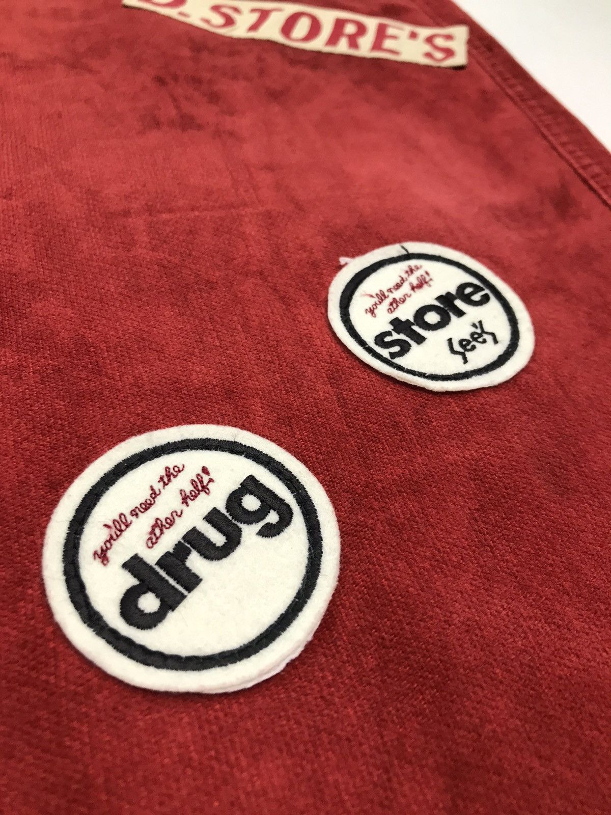 Japanese Brand Drug Store’s Patches label Red Corduroy Pant Size US 33 - 4 Thumbnail