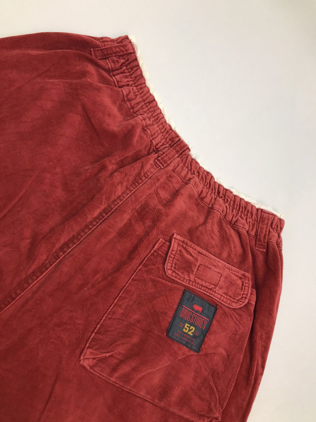 Japanese Brand Drug Store’s Patches label Red Corduroy Pant Size US 33 - 17 Thumbnail