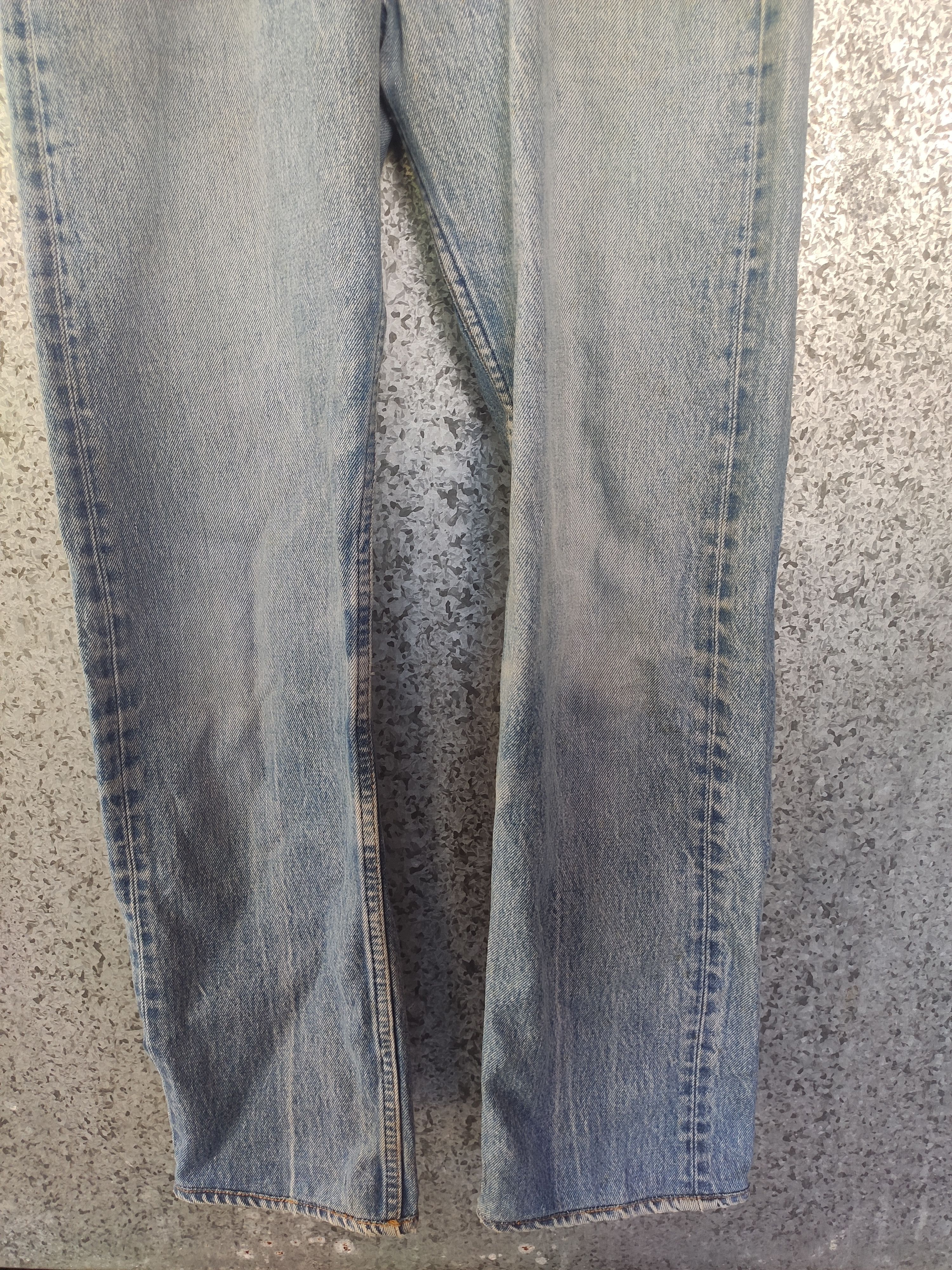 Levi's Rare Vtg 90s Vintage Levis 501 jeans X Geronimo Apache denim Size US 31 - 6 Thumbnail