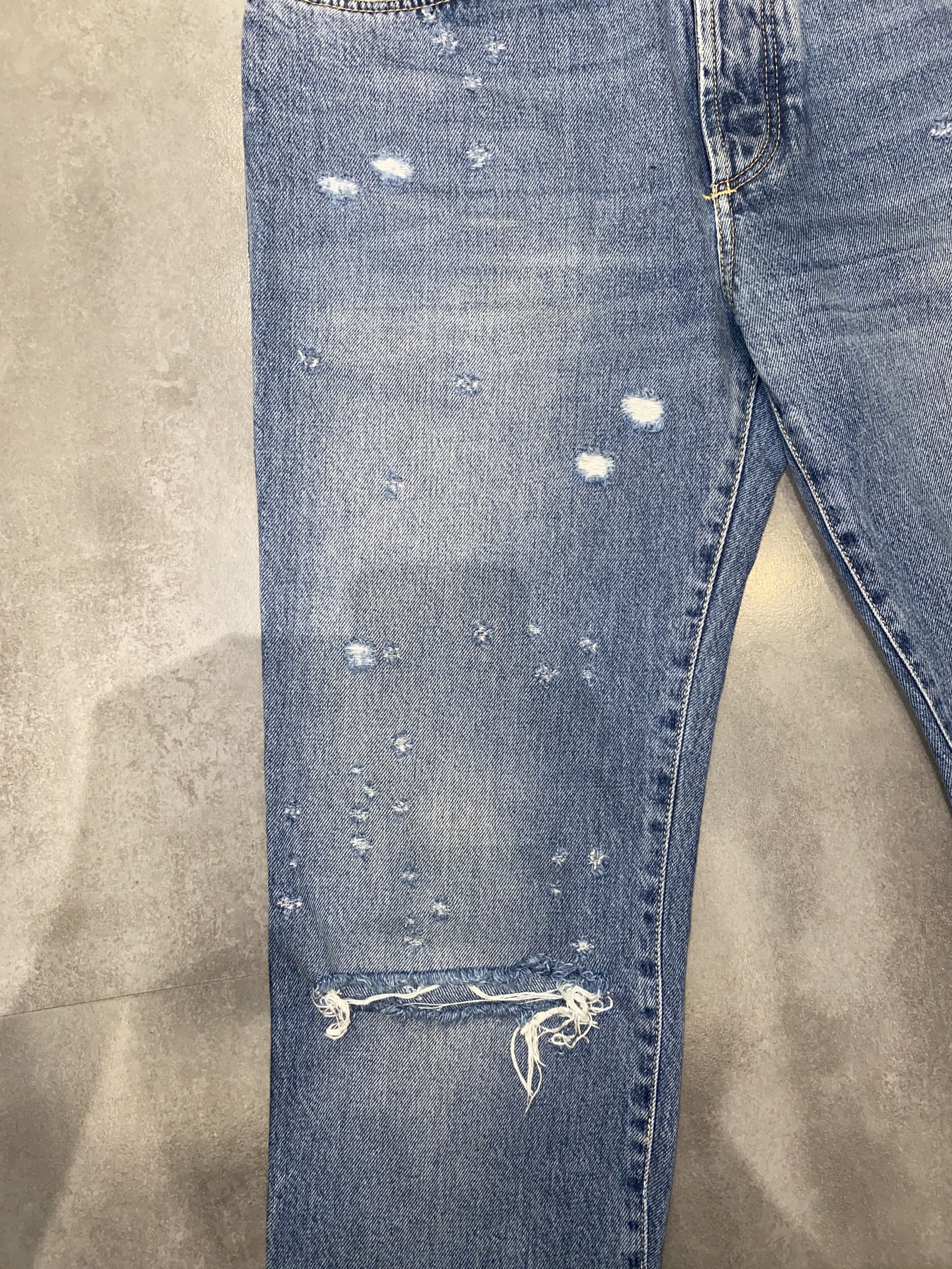 Givenchy Givenchy Tisci Era Distressed Light Indigo Denim Pants Size US 32 / EU 48 - 6 Thumbnail