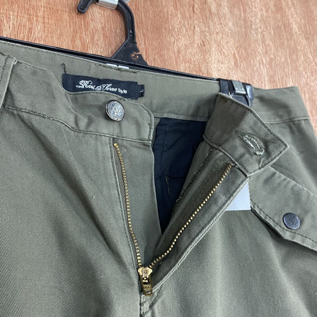 Japanese Brand Root & Three Style multipocket utility Cargo Pants #1911DL Size 32" / US 10 / IT 46 - 7 Thumbnail