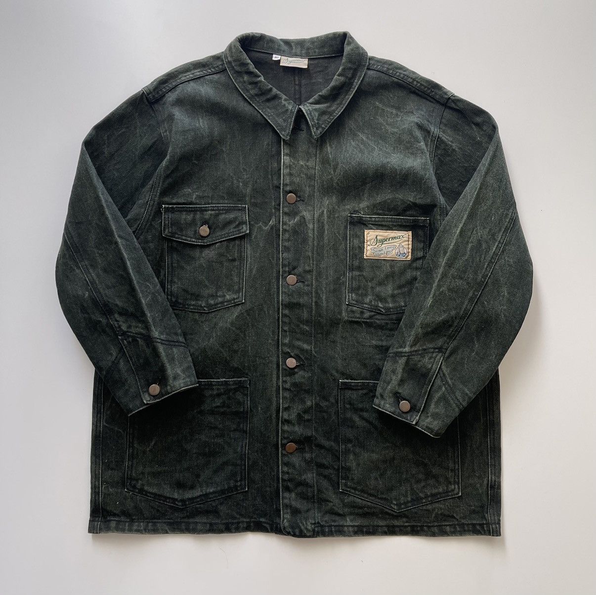 Vintage Vintage Supermax Dyed Chore jacket USA Size US XL / EU 56 / 4 - 3 Thumbnail