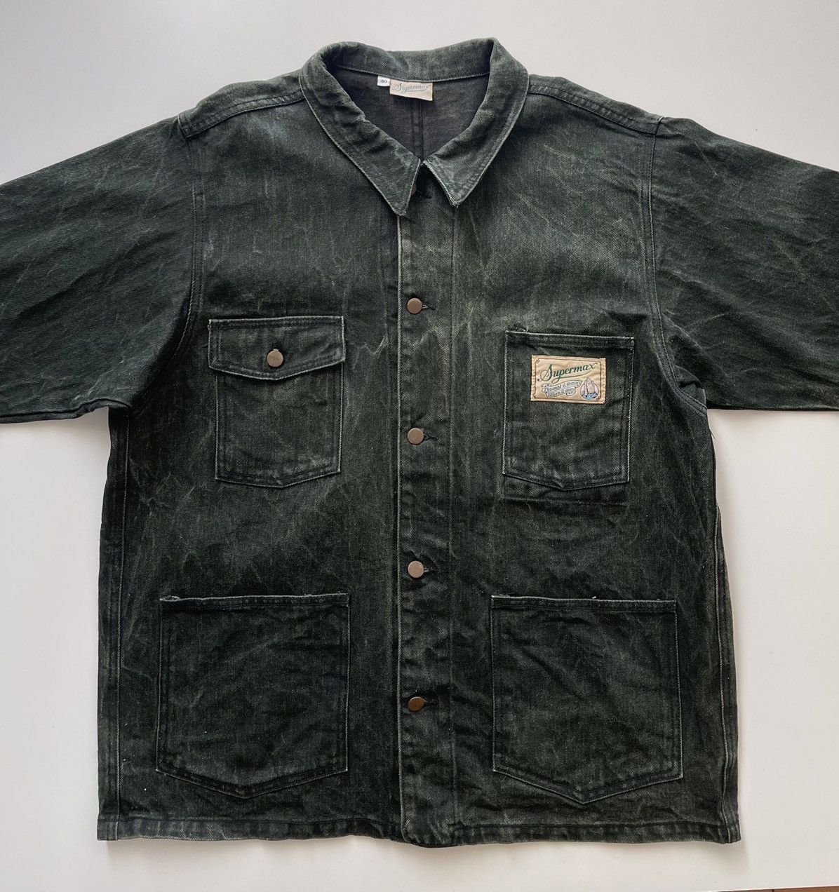 Vintage Vintage Supermax Dyed Chore jacket USA Size US XL / EU 56 / 4 - 6 Thumbnail