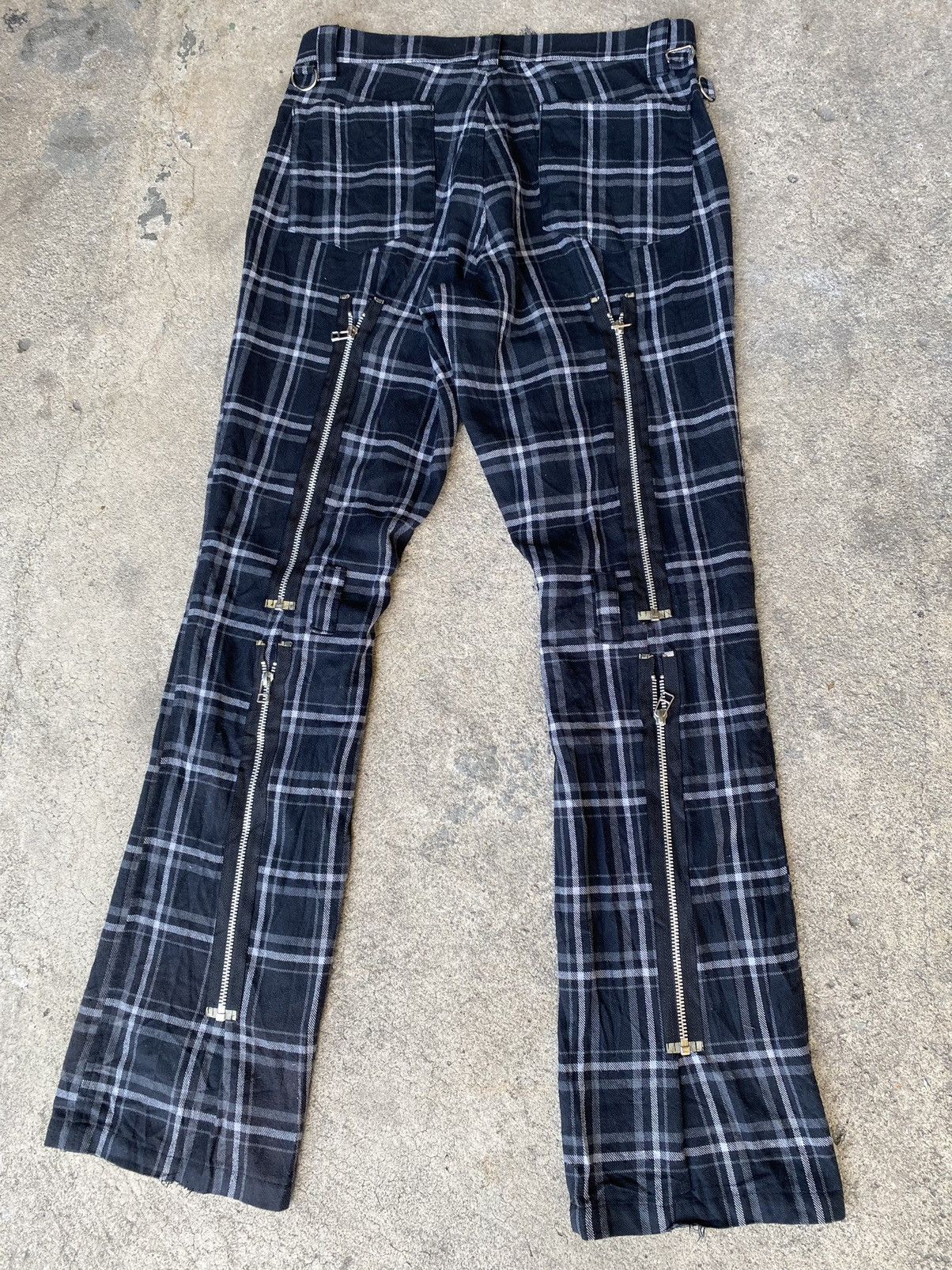image of If Six Was Nine x Seditionaries Secret Agents Bondage Pants in Tartan Black (Size 30)
