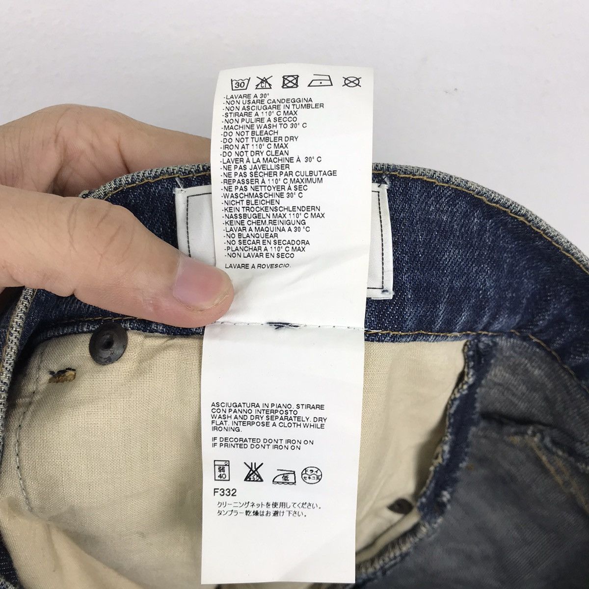 Maison Martin Margiela Paris Denim Jeans AS321