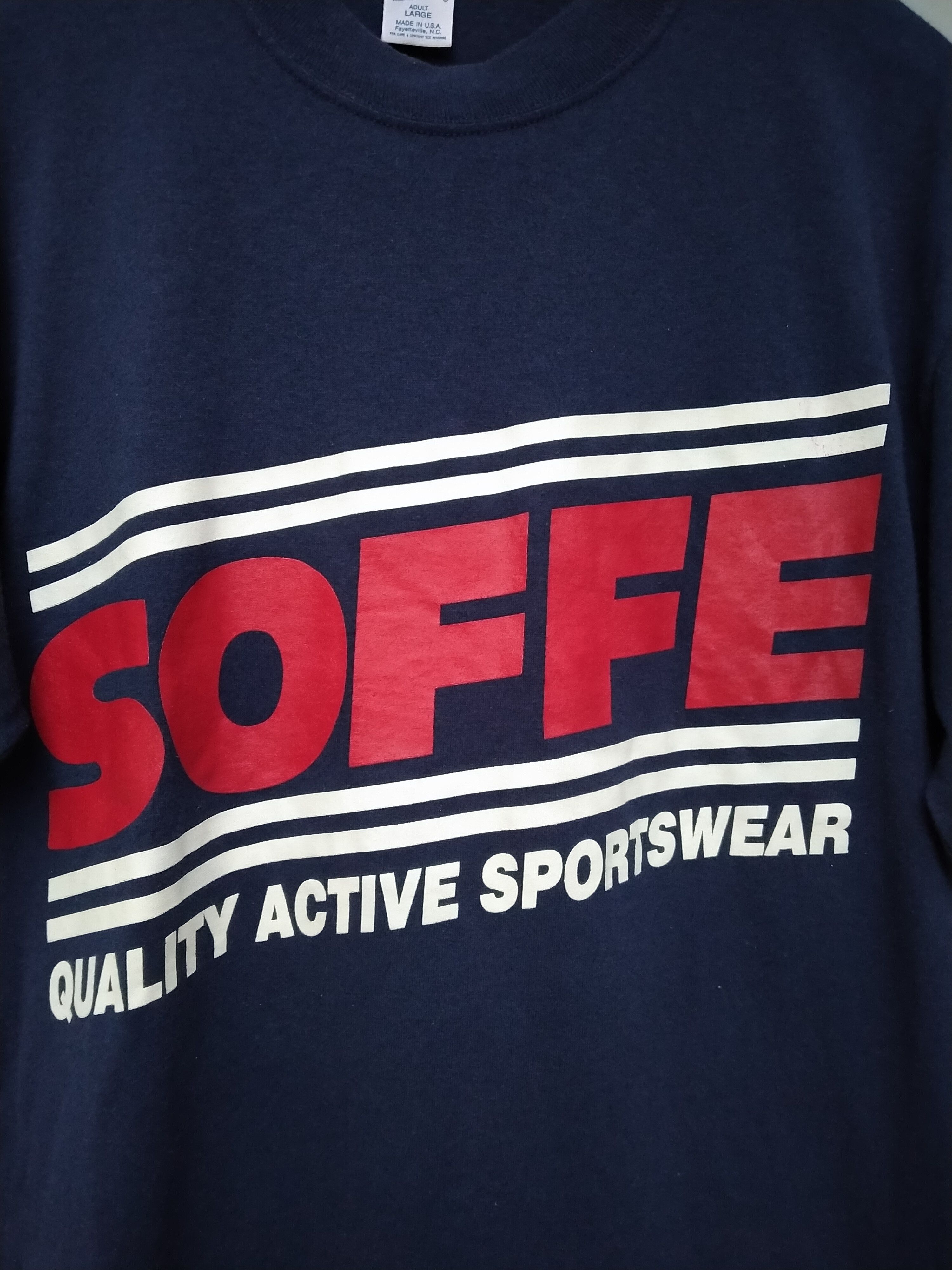 Vintage Vintage OG 90s Soffe Quality Active Sportswear Tee Size US L / EU 52-54 / 3 - 3 Thumbnail