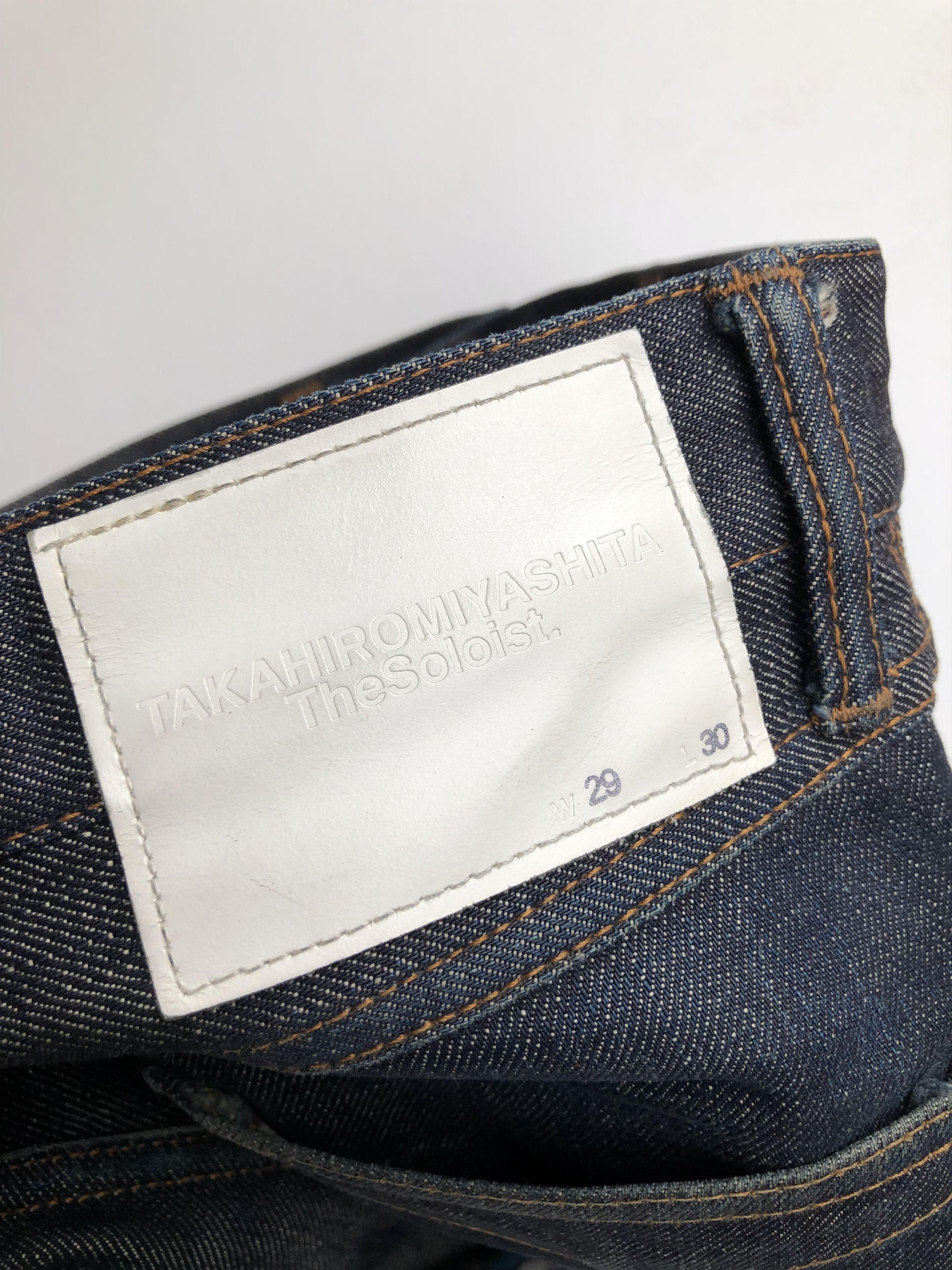 Number (N)ine RARE🔥SS16 TAKAHIROMIYASHITA THE SOLOIST SELVEDGE DENIM Size US 30 / EU 46 - 14 Thumbnail