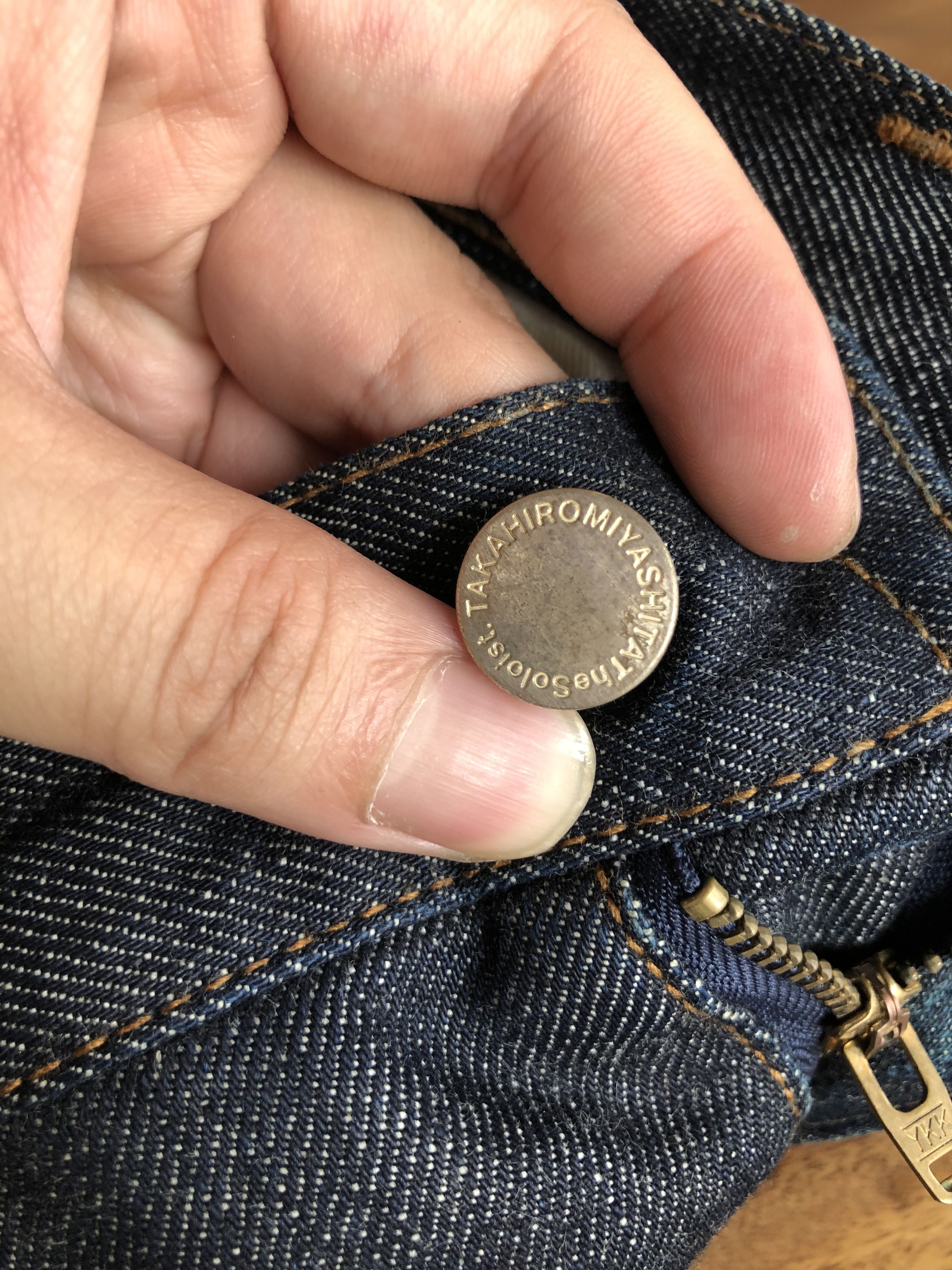 Number (N)ine RARE🔥SS16 TAKAHIROMIYASHITA THE SOLOIST SELVEDGE DENIM Size US 30 / EU 46 - 17 Thumbnail