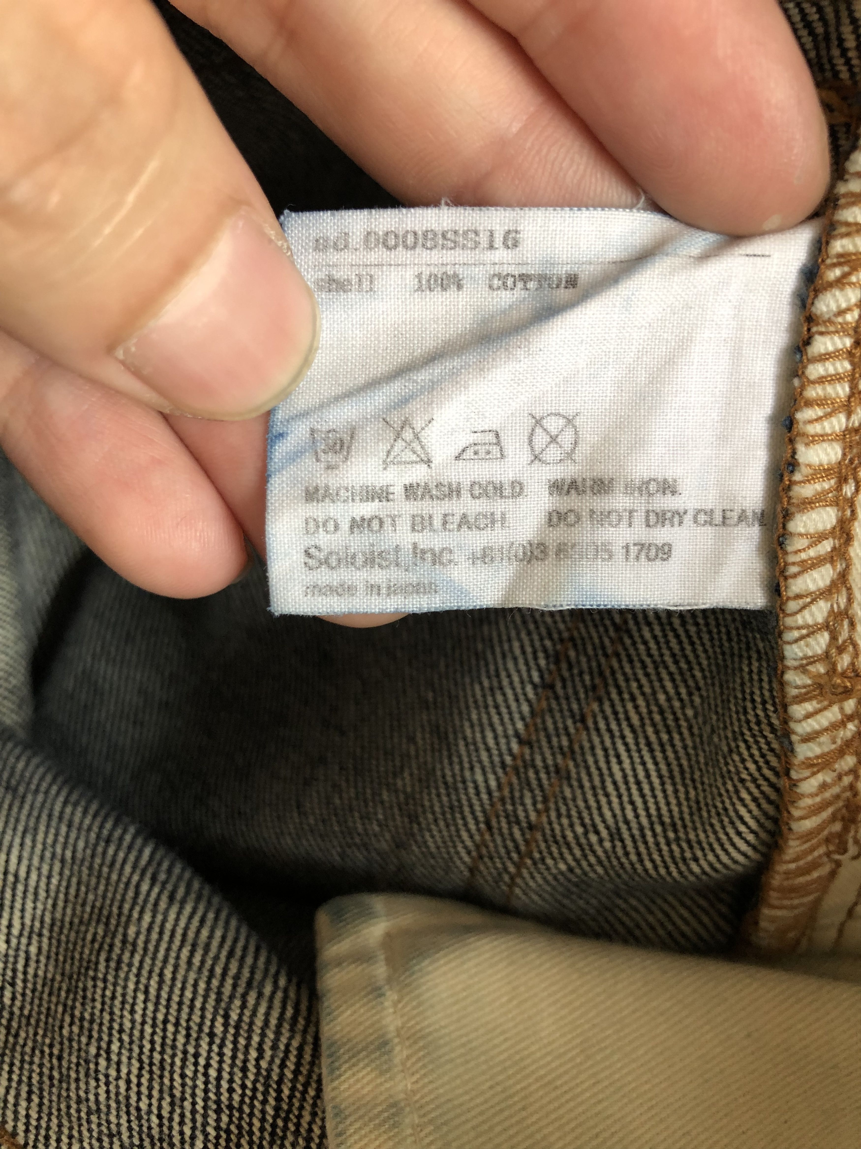 Number (N)ine RARE🔥SS16 TAKAHIROMIYASHITA THE SOLOIST SELVEDGE DENIM Size US 30 / EU 46 - 18 Thumbnail