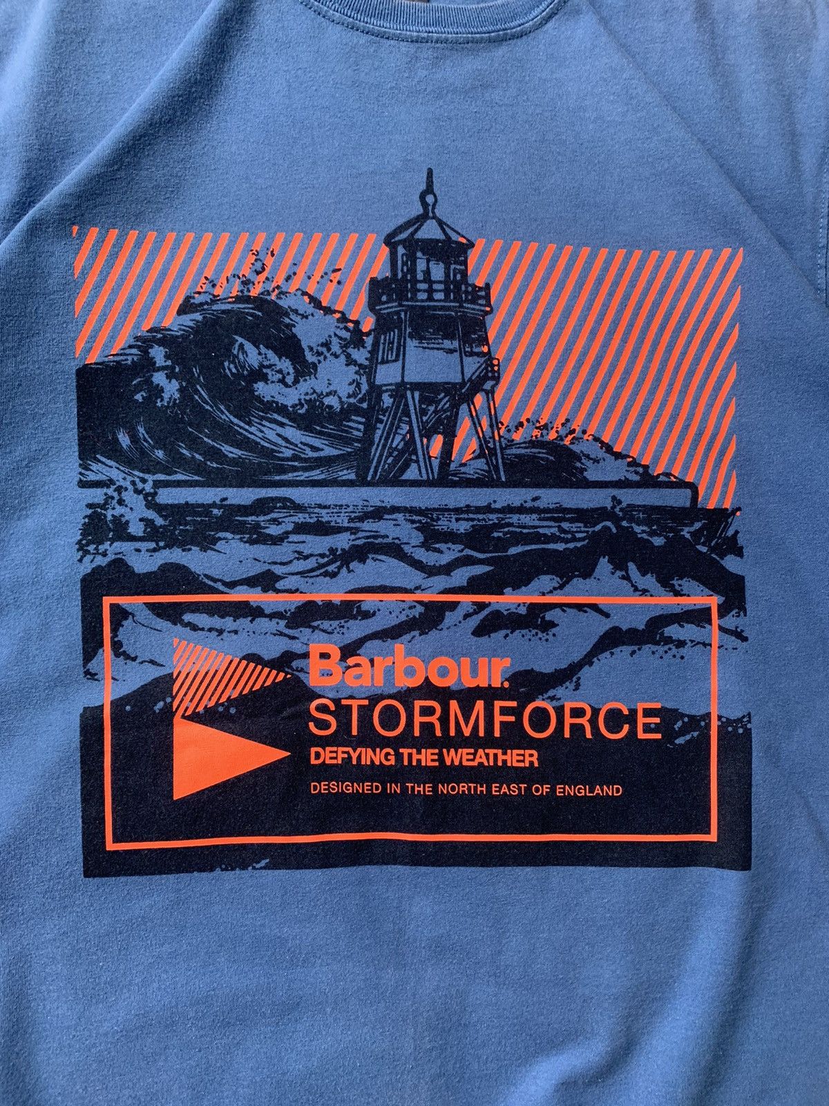 Barbour Vintage Barbour StormForce MTS0639BL26 T-shirts Size US L / EU 52-54 / 3 - 3 Thumbnail