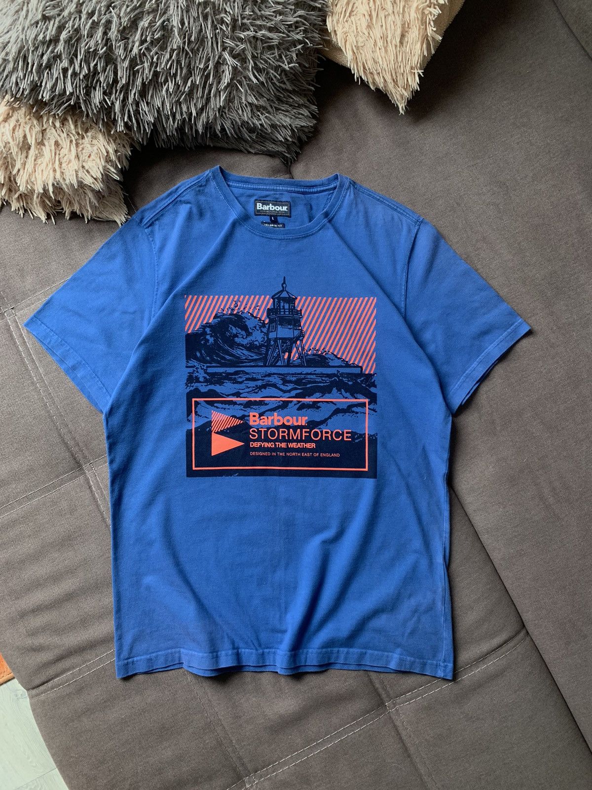 Barbour Vintage Barbour StormForce MTS0639BL26 T-shirts Size US L / EU 52-54 / 3 - 1 Thumbnail