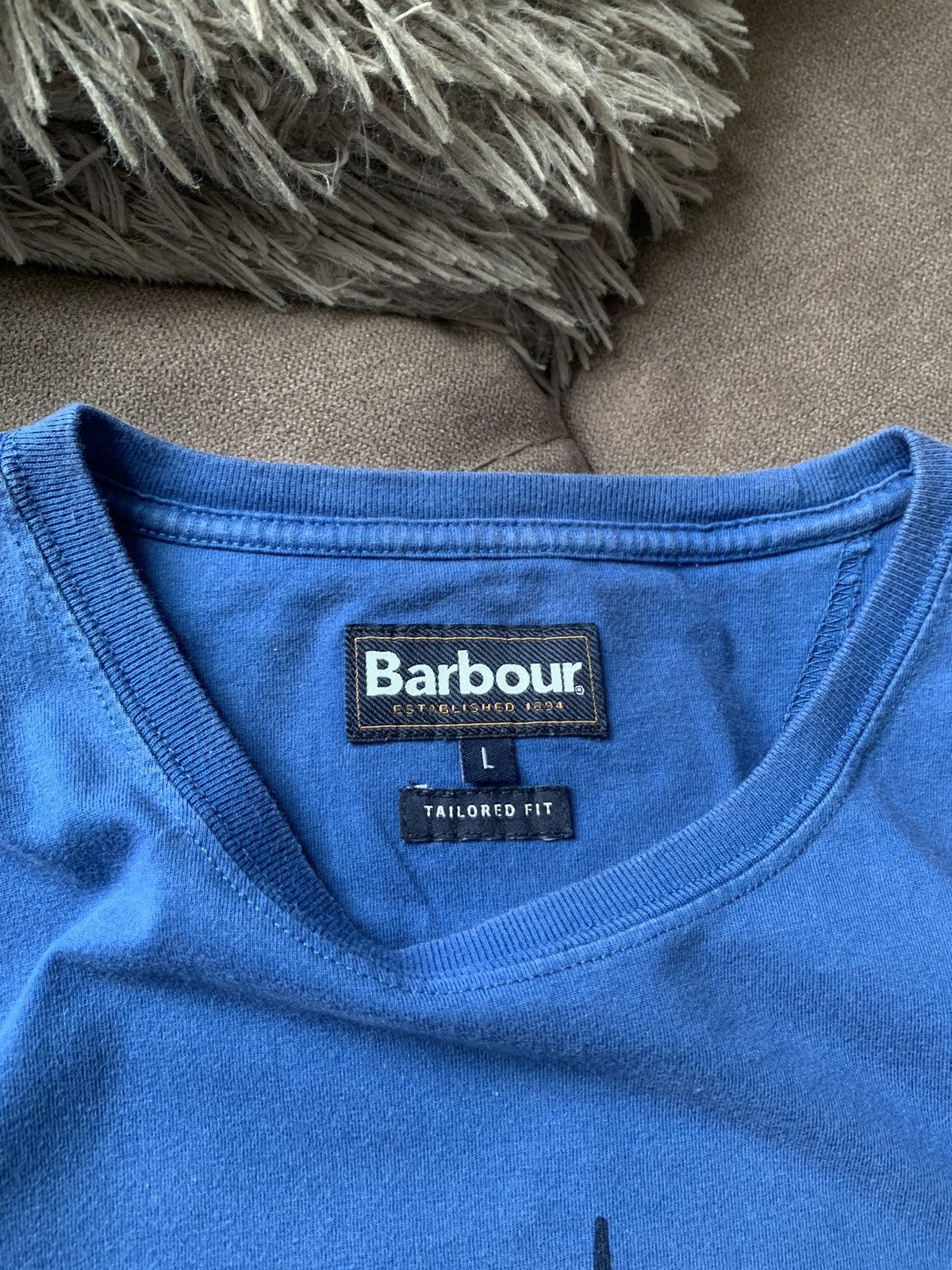 Barbour Vintage Barbour StormForce MTS0639BL26 T-shirts Size US L / EU 52-54 / 3 - 6 Thumbnail