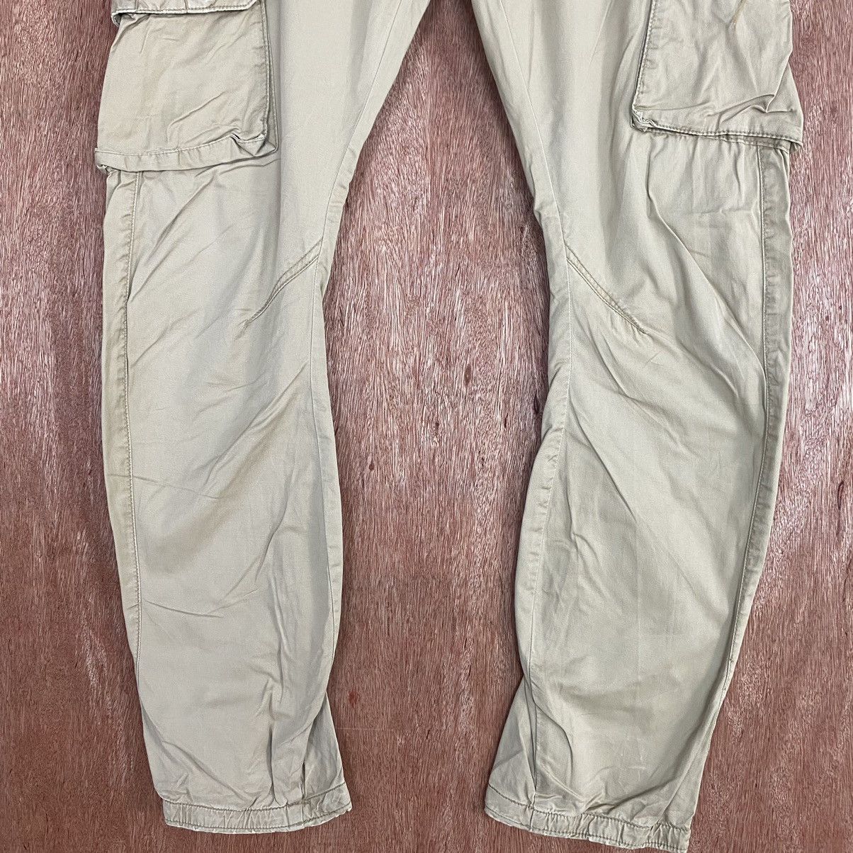 Japanese Brand DLL X'tyle Light twist Brown Multipocket CArgo Pants #1920 Size US 30 / EU 46 - 3 Thumbnail