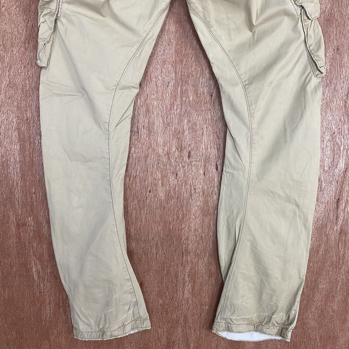 Japanese Brand DLL X'tyle Light twist Brown Multipocket CArgo Pants #1920 Size US 30 / EU 46 - 10 Thumbnail