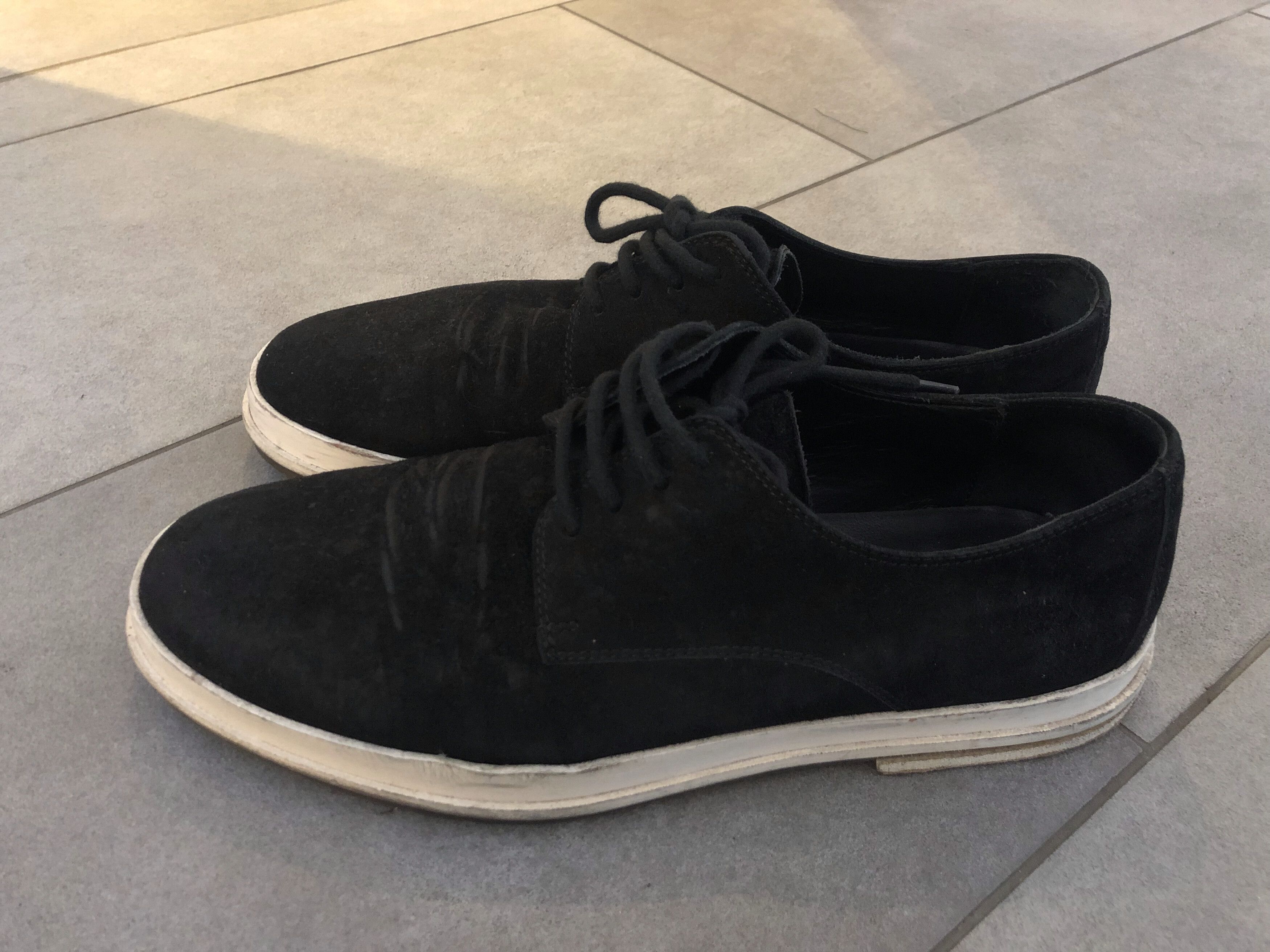 Pre-owned Ann Demeulemeester Suede Shoes In Black