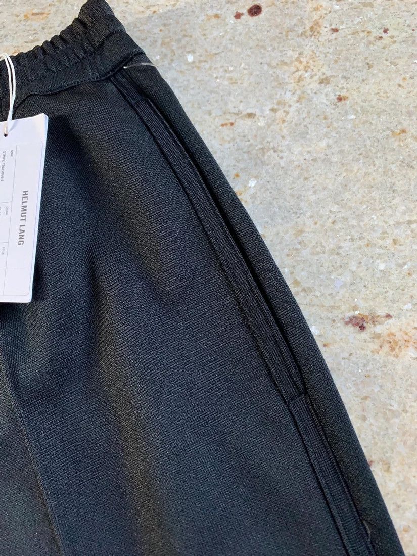 Helmut Lang Stripe Track Pants in Track Jersey Black Size US 30 / EU 46 - 12 Thumbnail