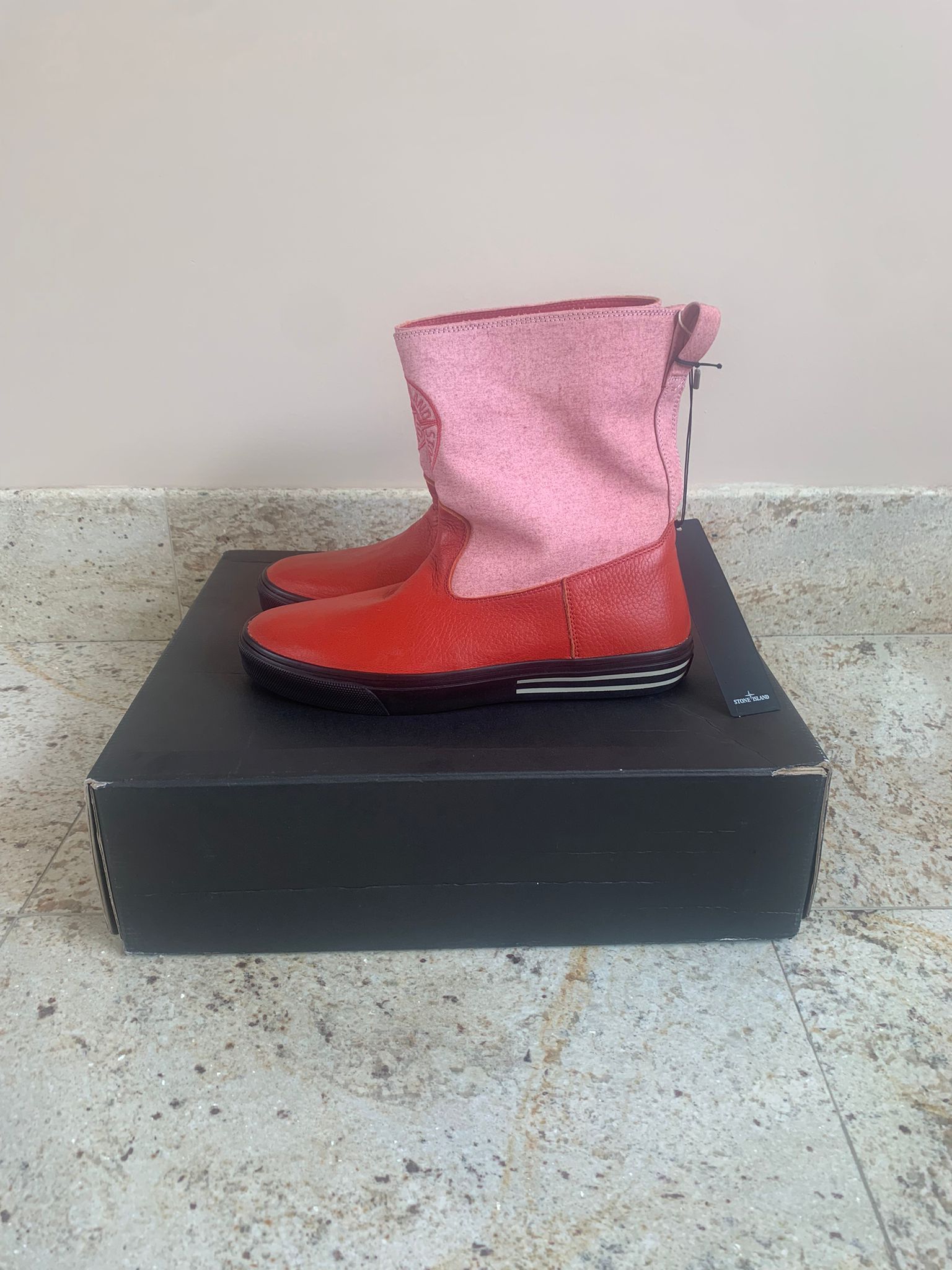 Stone Island Mid Top Boots in Red Size US 8 / EU 41 - 3 Thumbnail