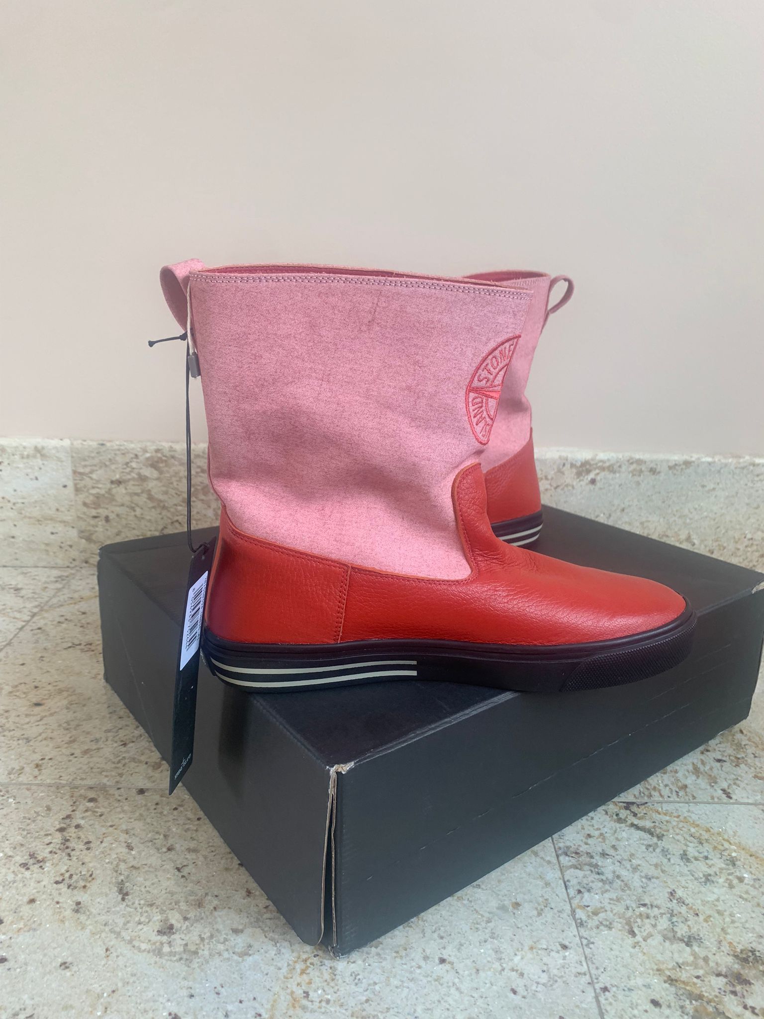 Stone Island Mid Top Boots in Red Size US 8 / EU 41 - 4 Thumbnail