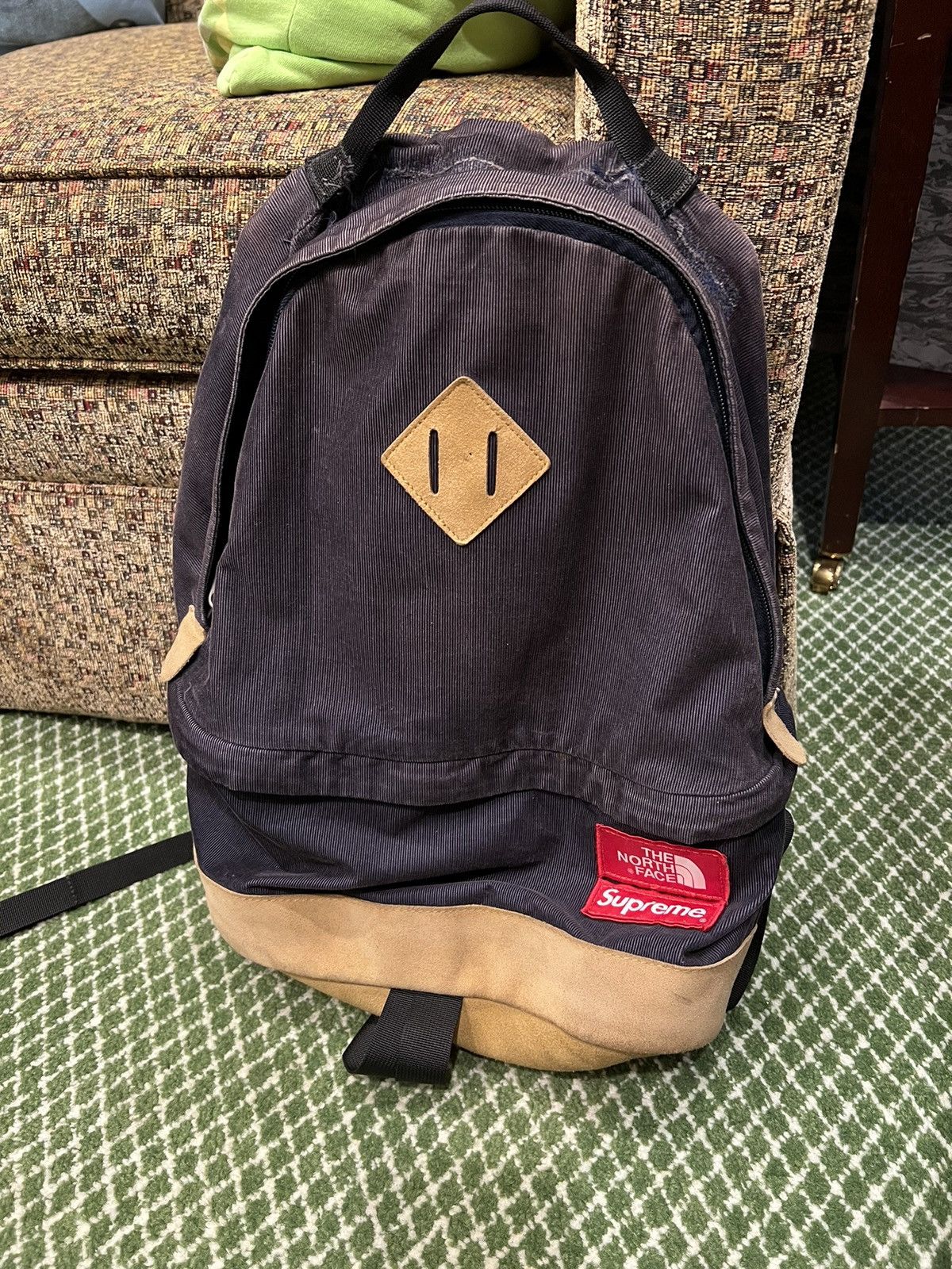 Supreme tnf outlet corduroy backpack