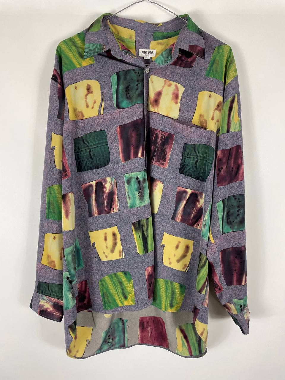 Vintage Perky Wave Japan Purple Noise LSD Long Shirt