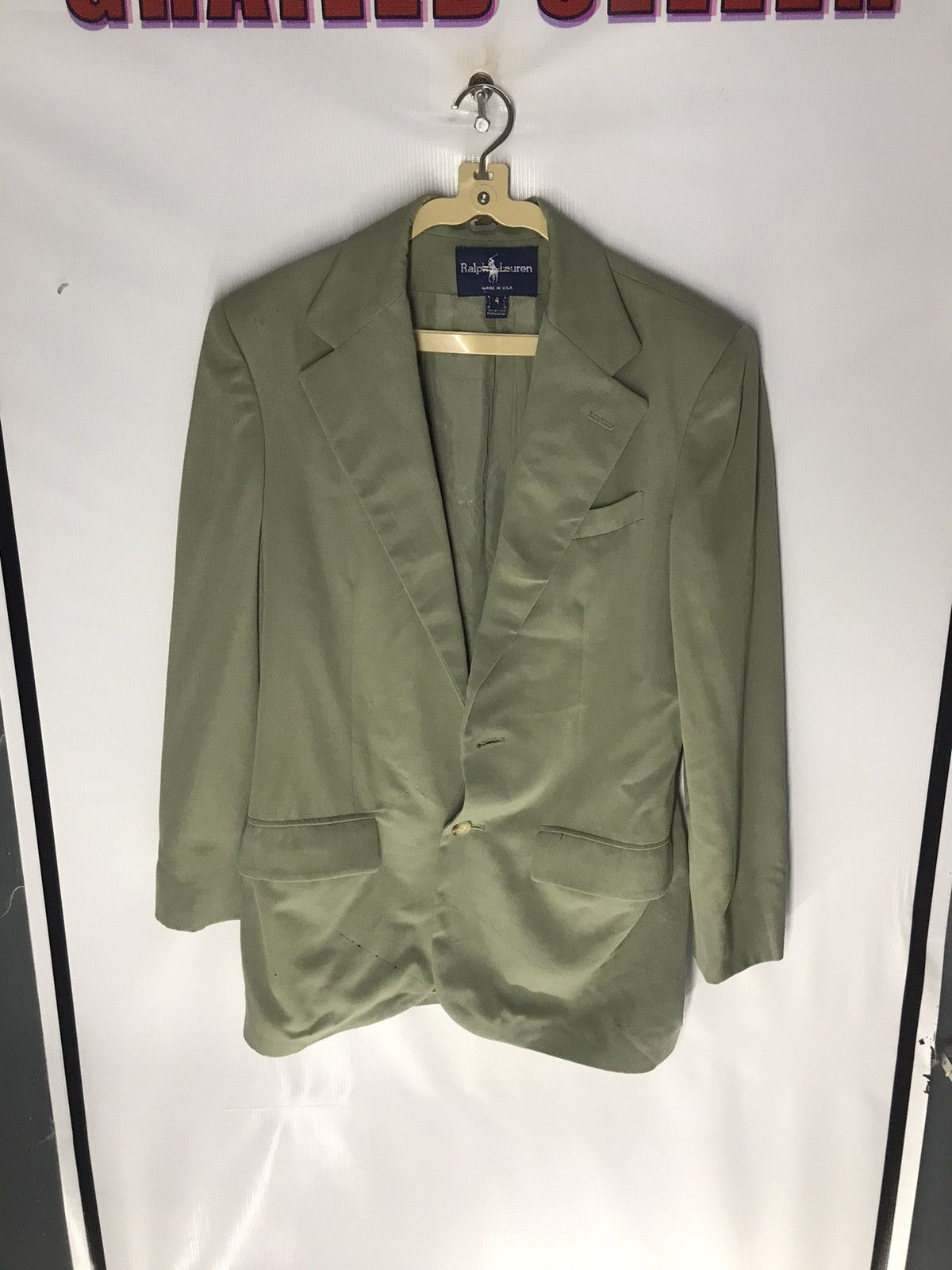 Polo Ralph Lauren × Vintage Wool blazer polo Ralph Lauren made in usa Size 34R - 7 Thumbnail