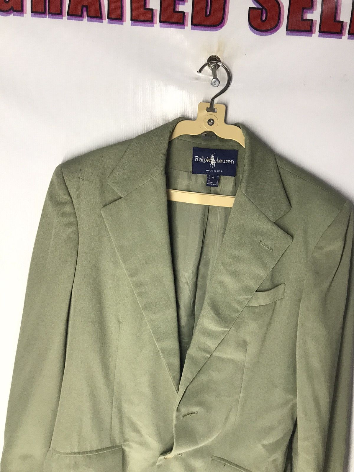 Polo Ralph Lauren × Vintage Wool blazer polo Ralph Lauren made in usa Size 34R - 5 Thumbnail
