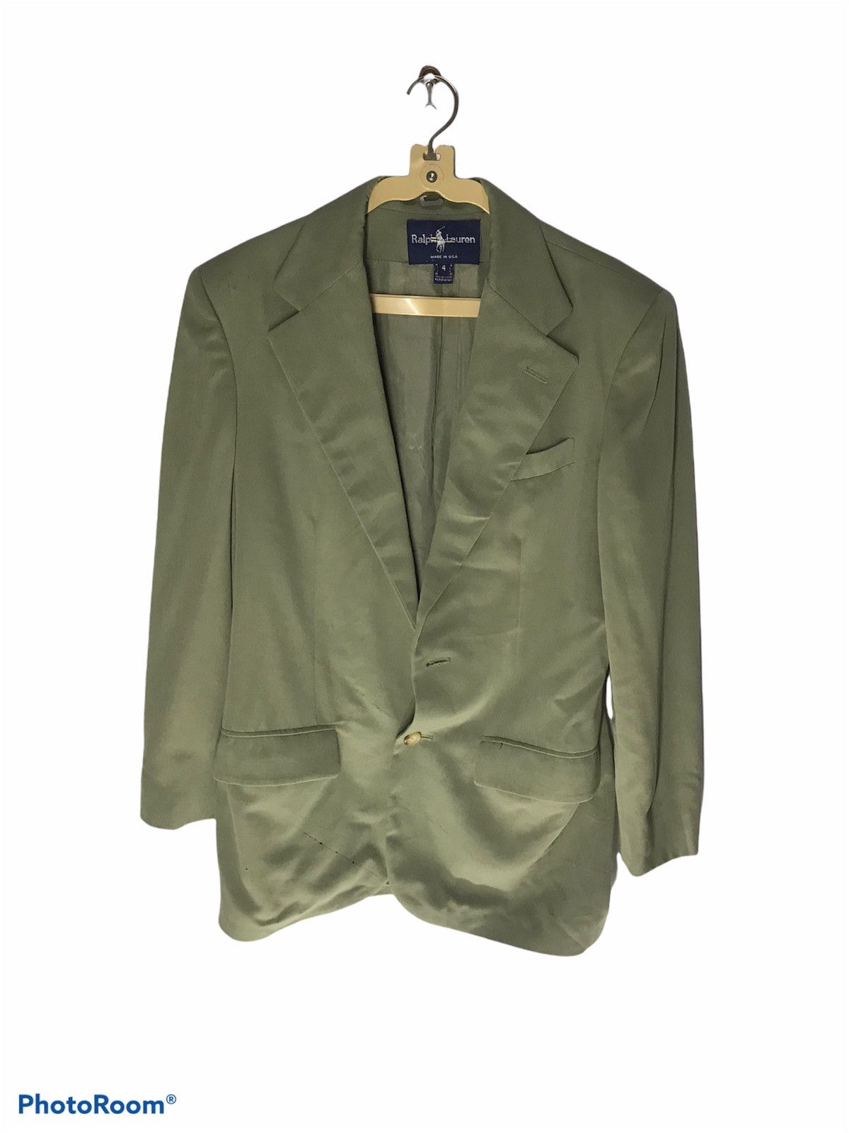 Polo Ralph Lauren × Vintage Wool blazer polo Ralph Lauren made in usa Size 34R - 1 Thumbnail