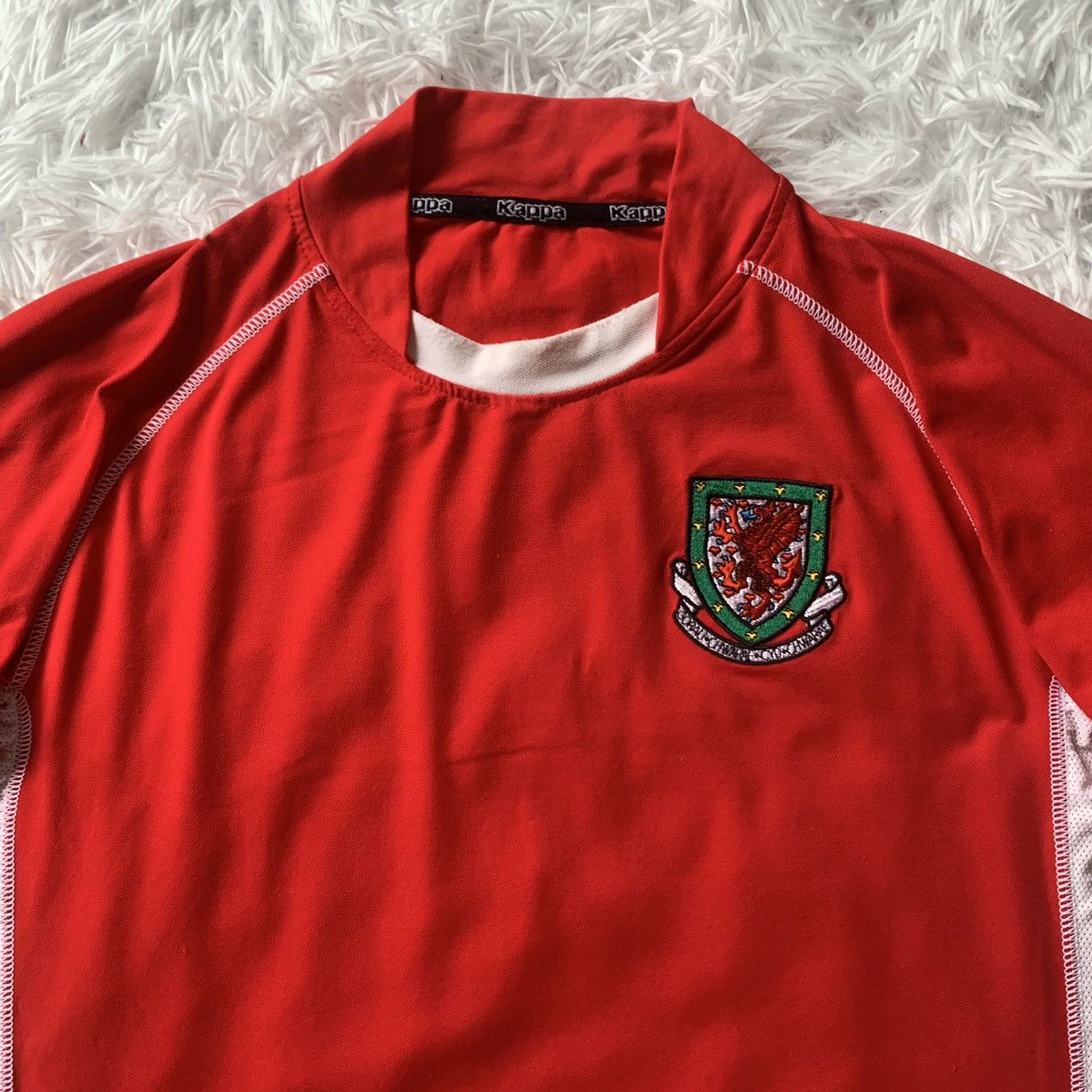 Kappa Kappa Gorau Chwarae Cyd Chwarae Wales Football Shirt Jersey Size US XL / EU 56 / 4 - 4 Thumbnail